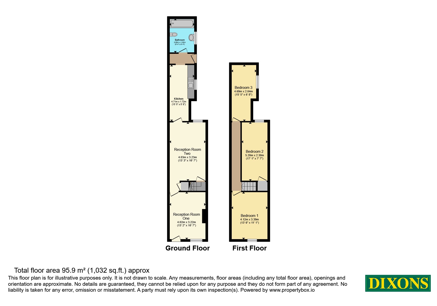 133, Milton Street, Walsall floorplan