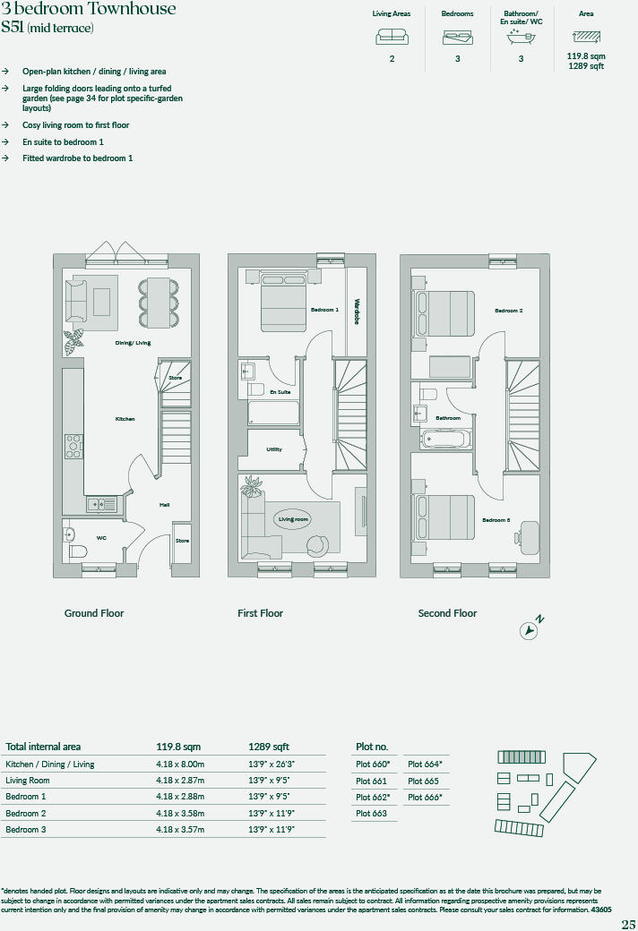 Plot 664 S51, Woodhill, Woolwich floorplan