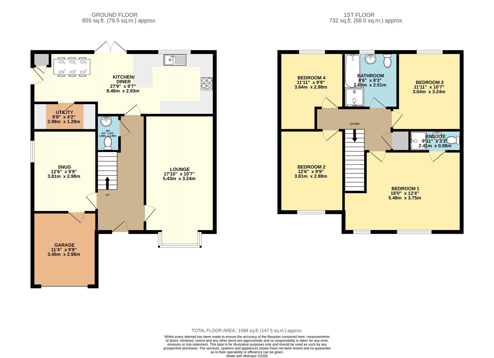30, Runway Lane, Grimsby floorplan