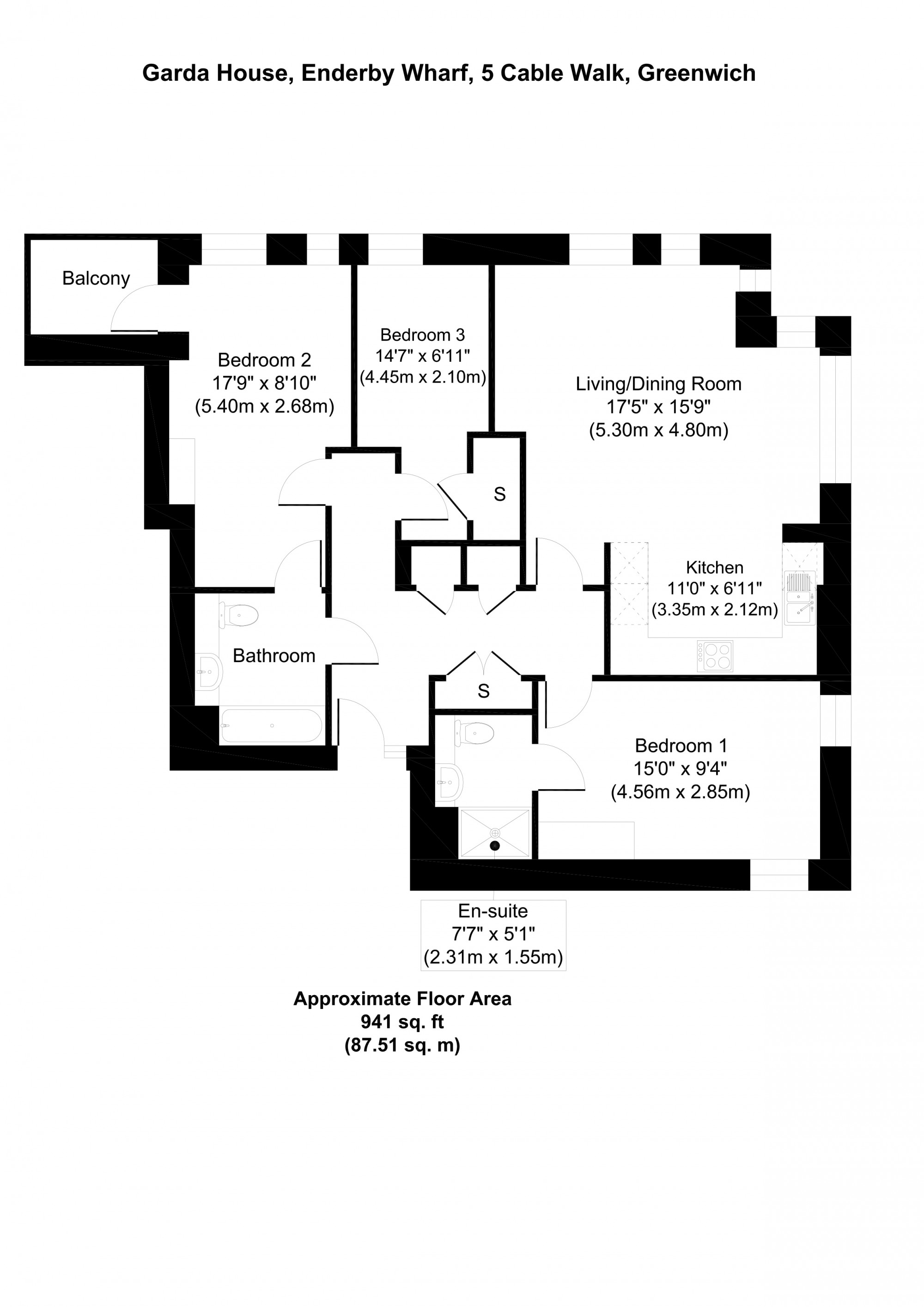 3 Bedrooms Flat to rent in Enderby Wharf, Greenwich SE10