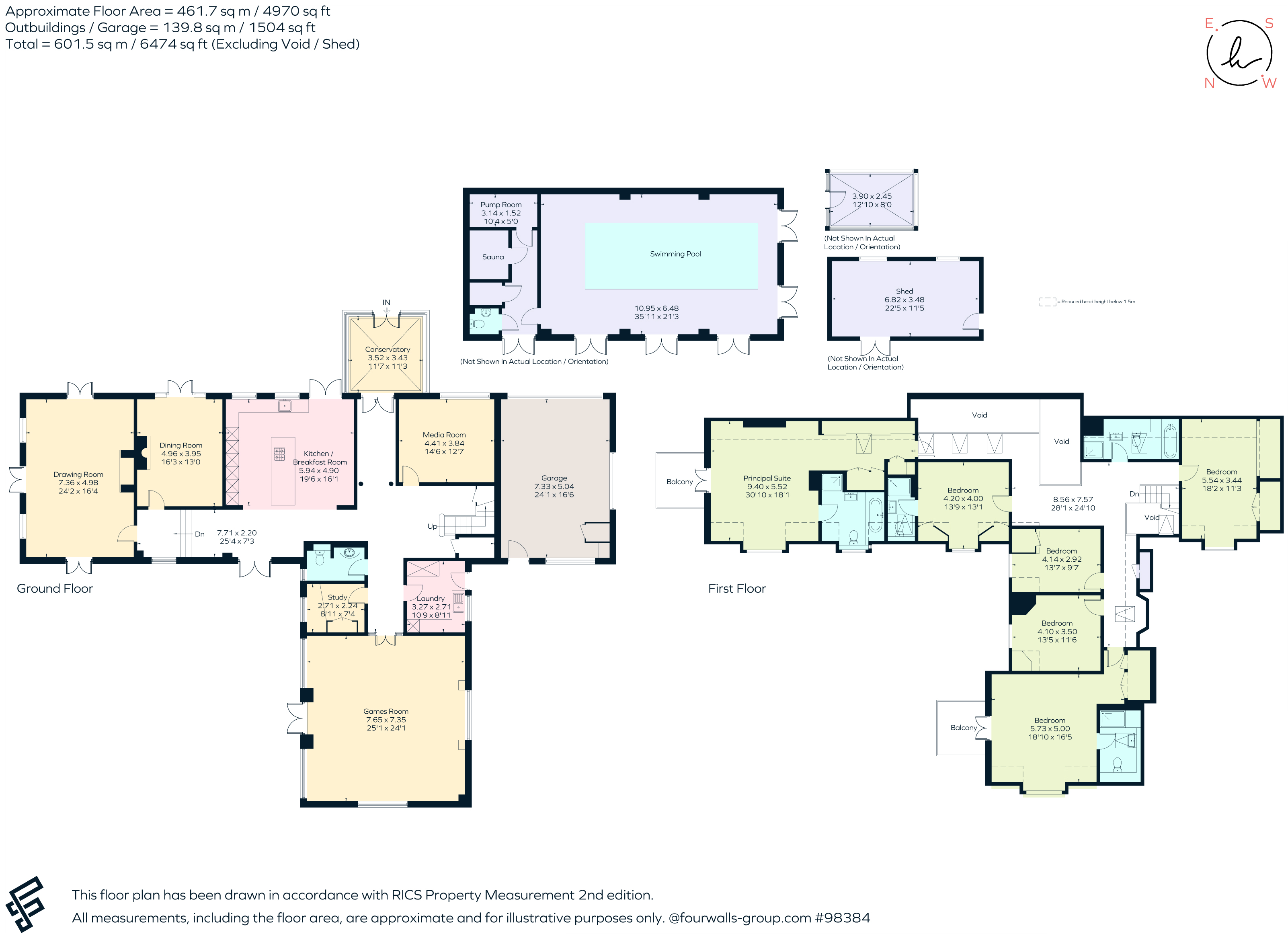 Summerhill House, Yarnells Hill, Oxford floorplan