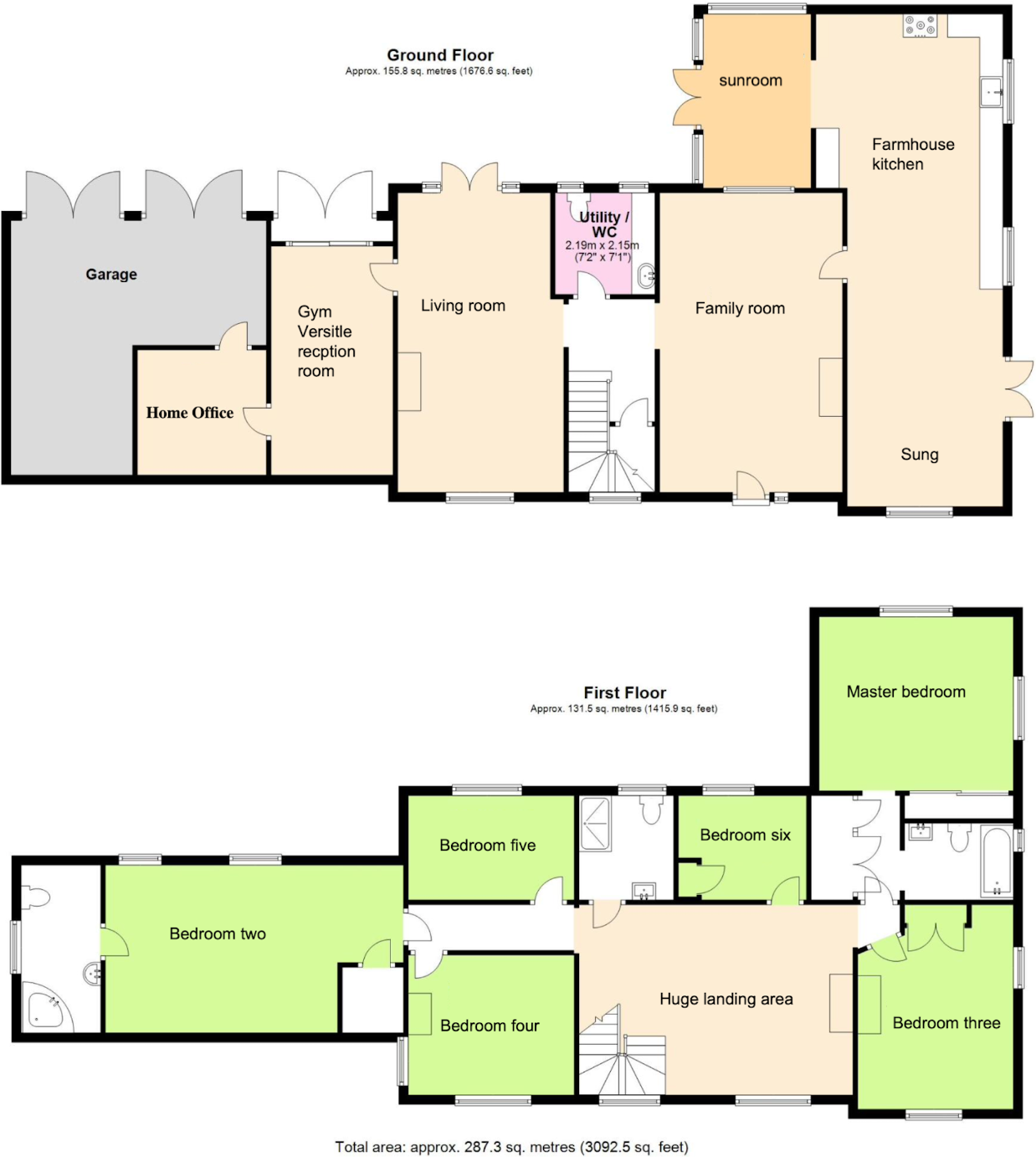 Howe Green, Stortford CM22, 6 bedroom detached house for sale