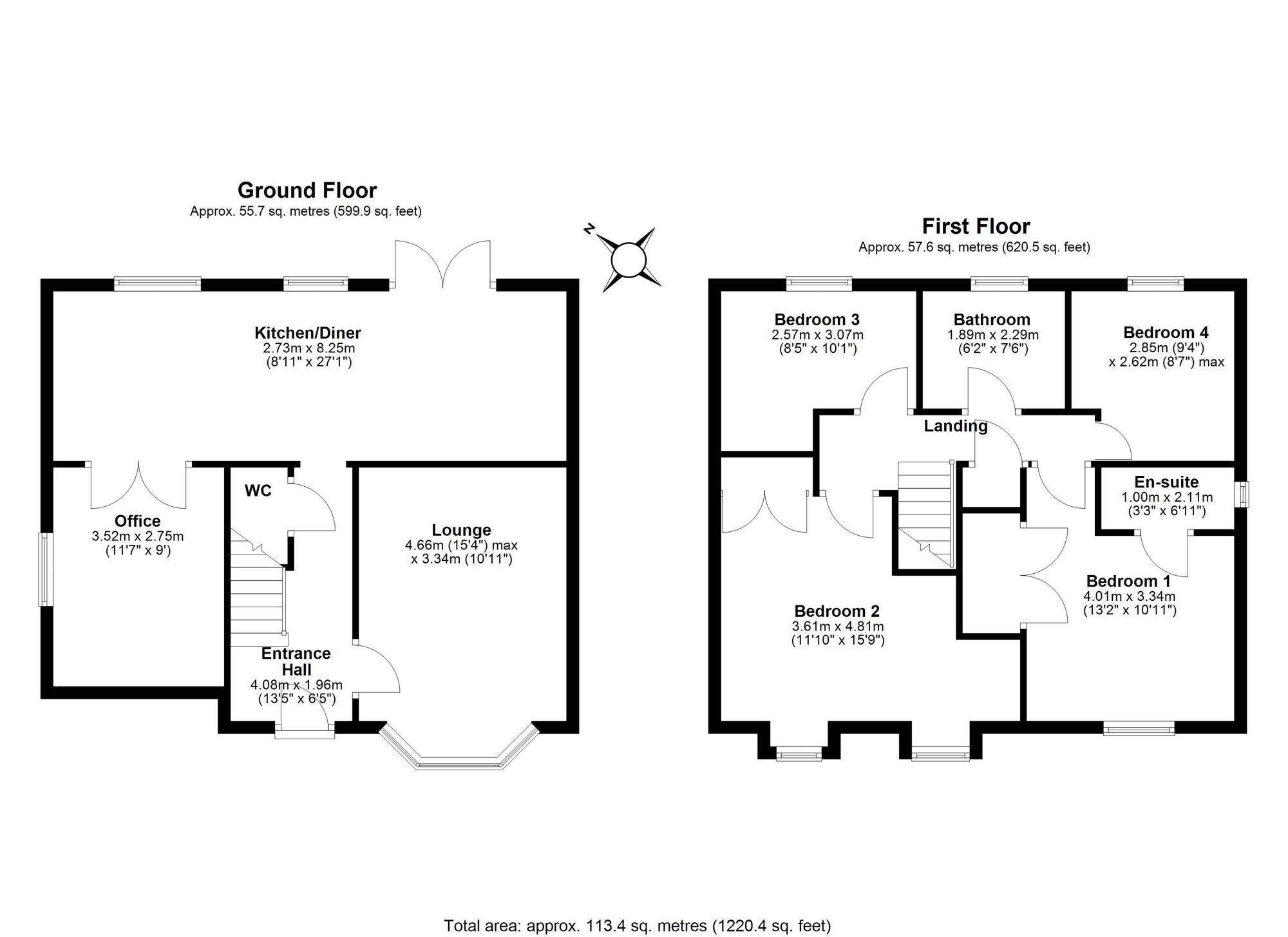 17 Goldsmith Close, Billingham floorplan