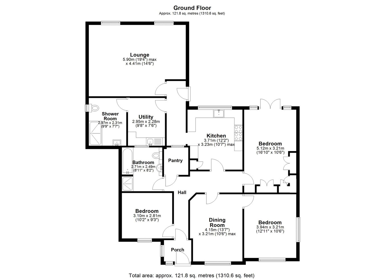 Cloverdale, School Road, Folkestone floorplan