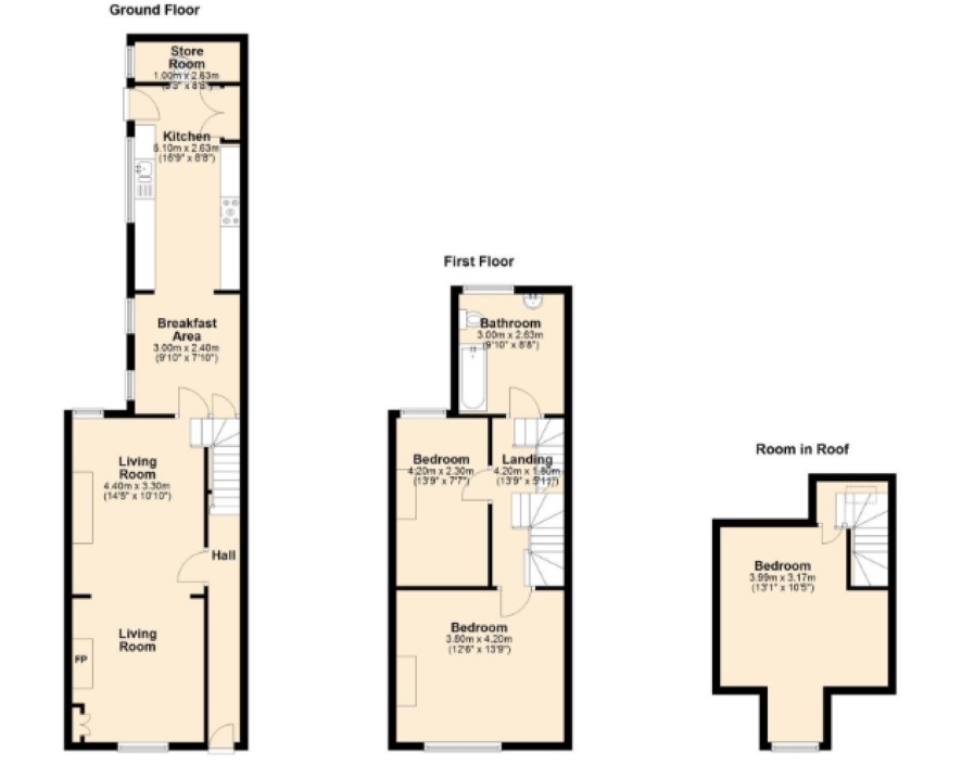 126 Holborn Hill, Millom floorplan