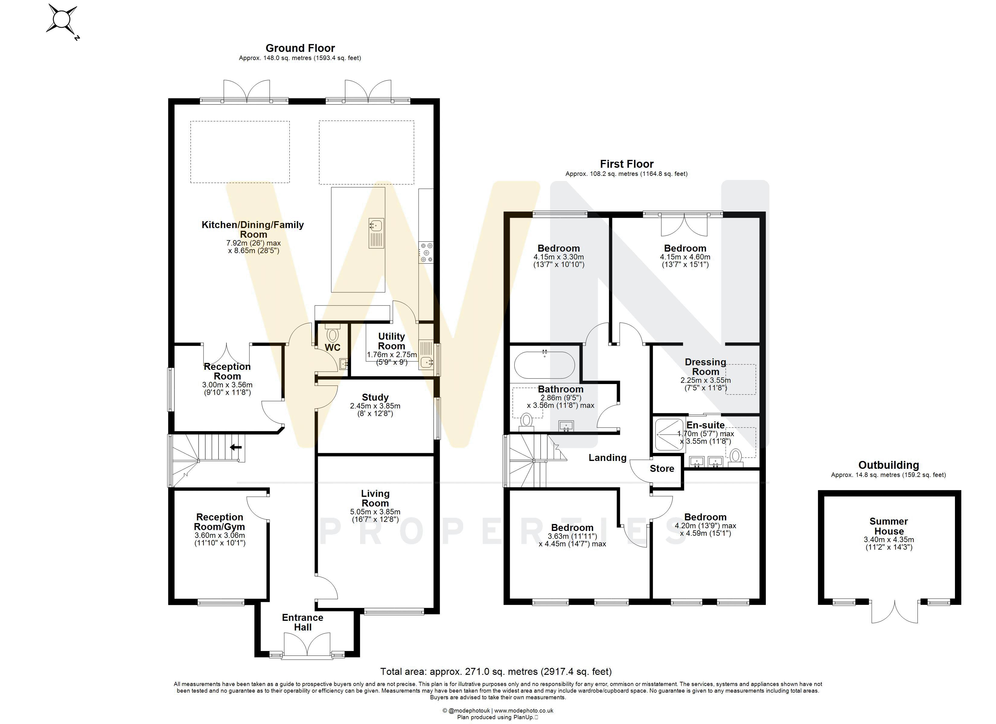 3, Holmwood Avenue, Brentwood floorplan