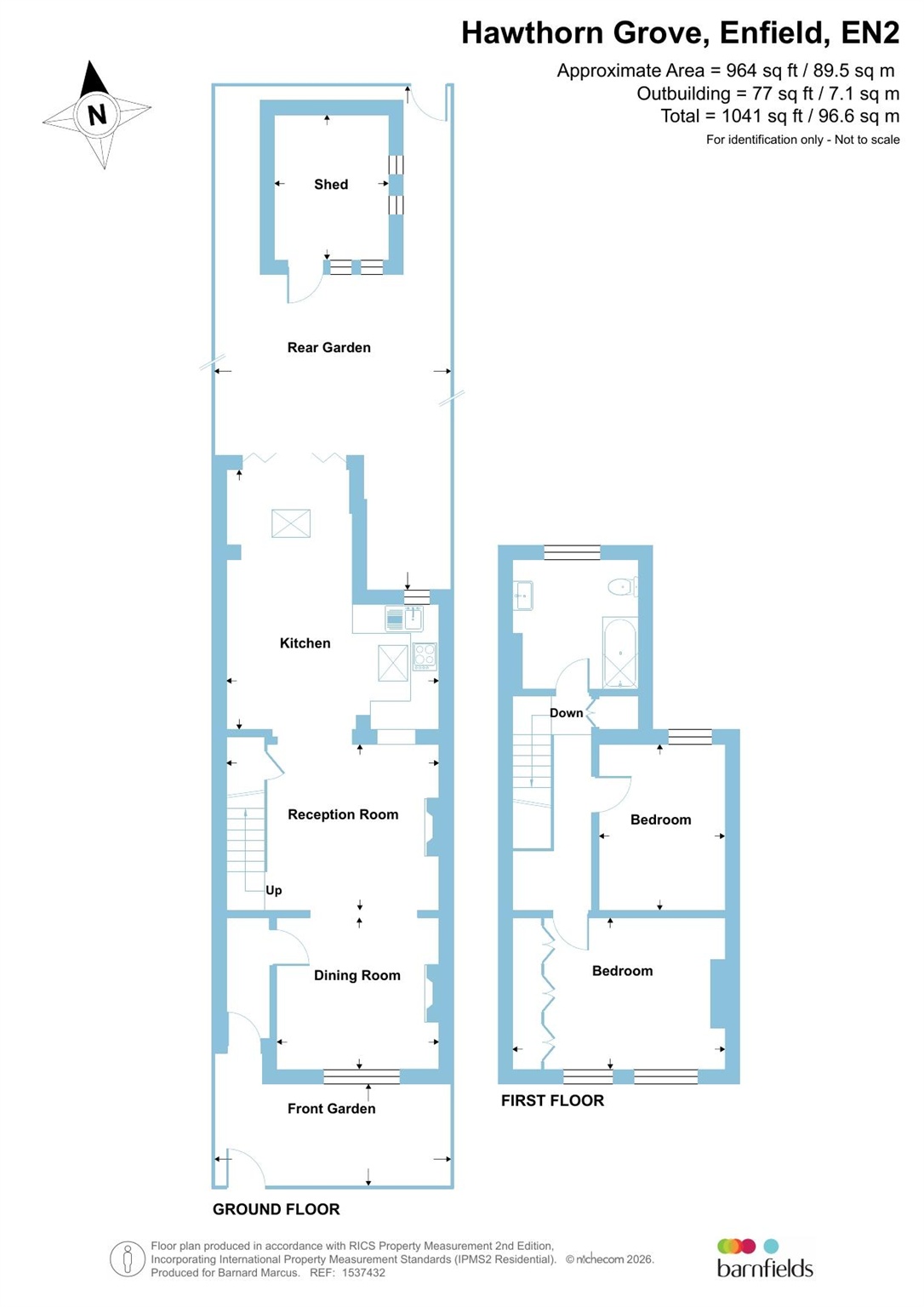 Hawthorn Grove, Enfield floorplan