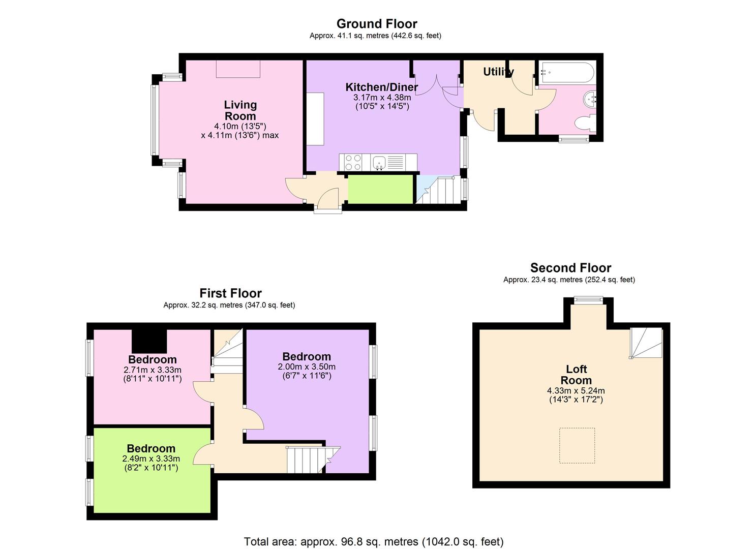Wood Lane, Ashtead KT21, 3 bedroom terraced house for sale