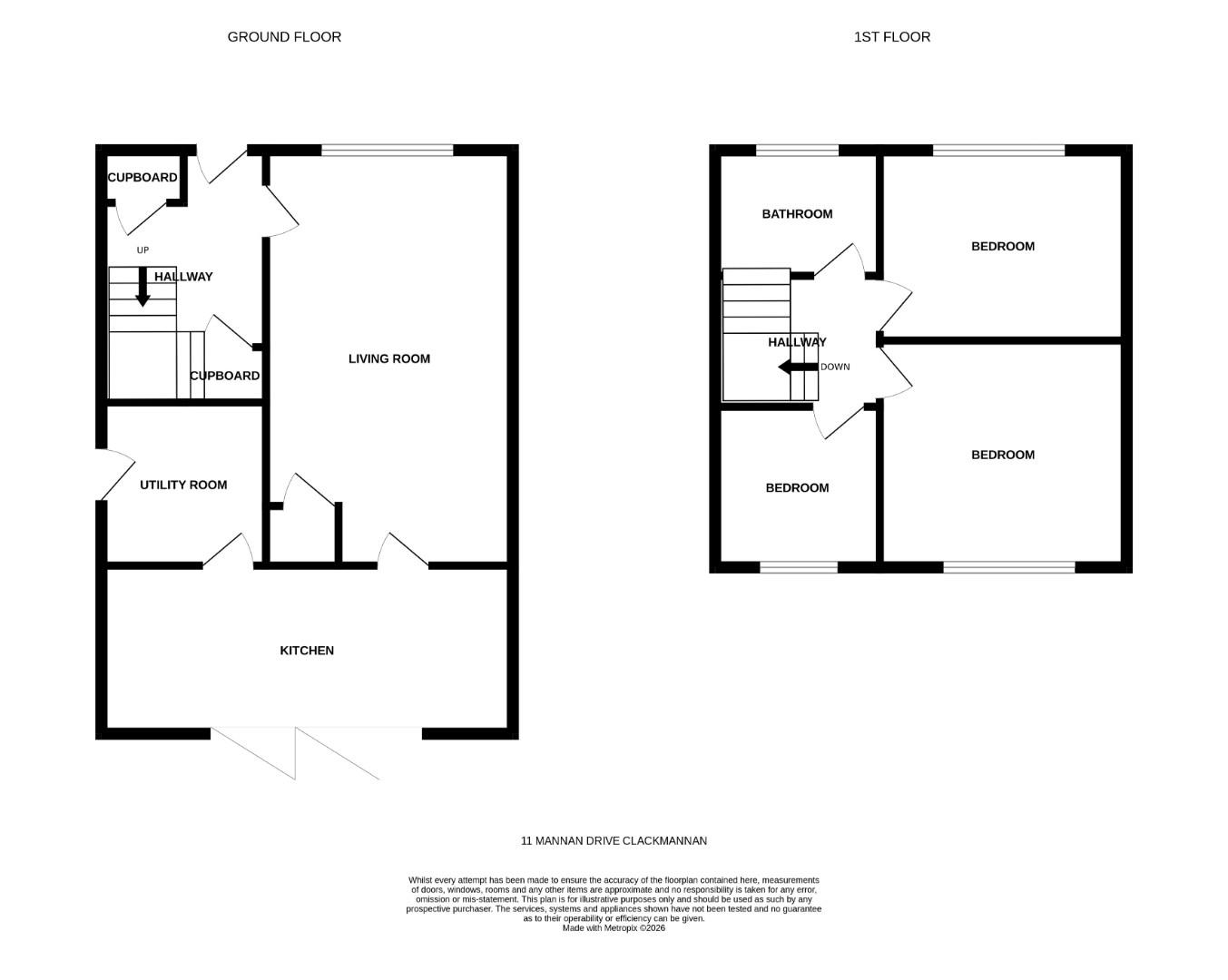Mannan Drive, Clackmannan floorplan