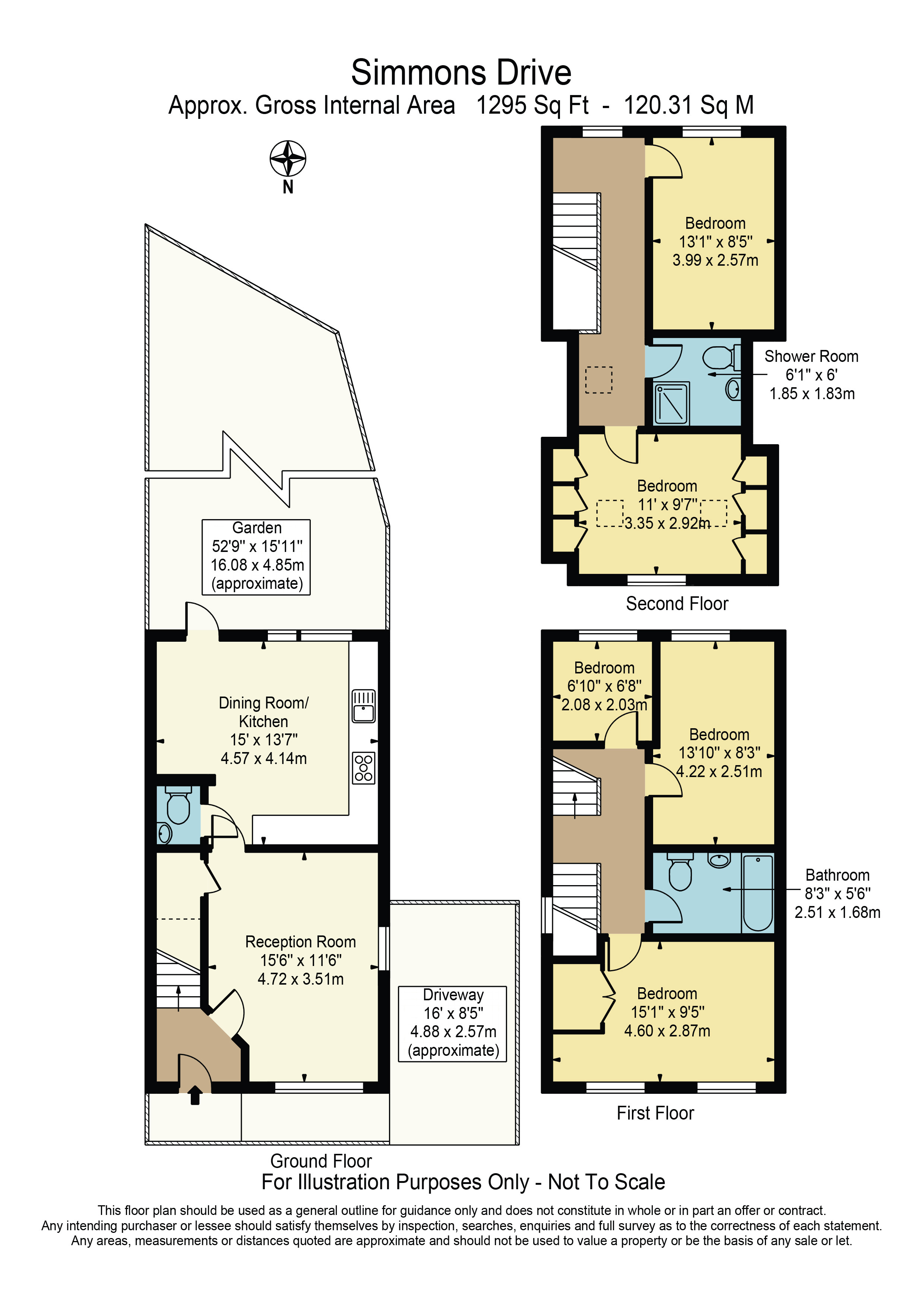 53, Simmons Drive, Essex floorplan