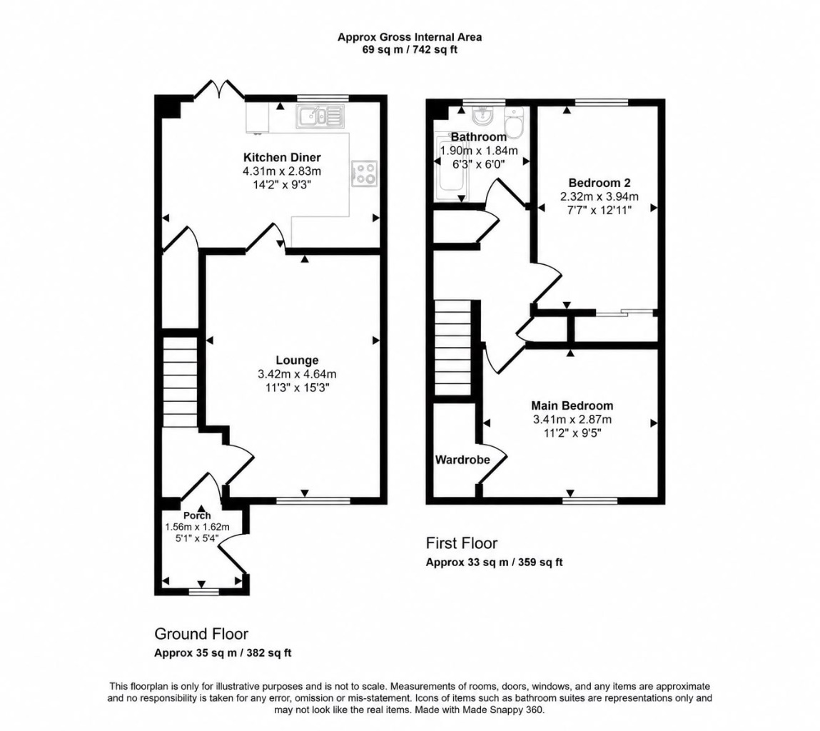3, Miners Terrace, Wallyford floorplan