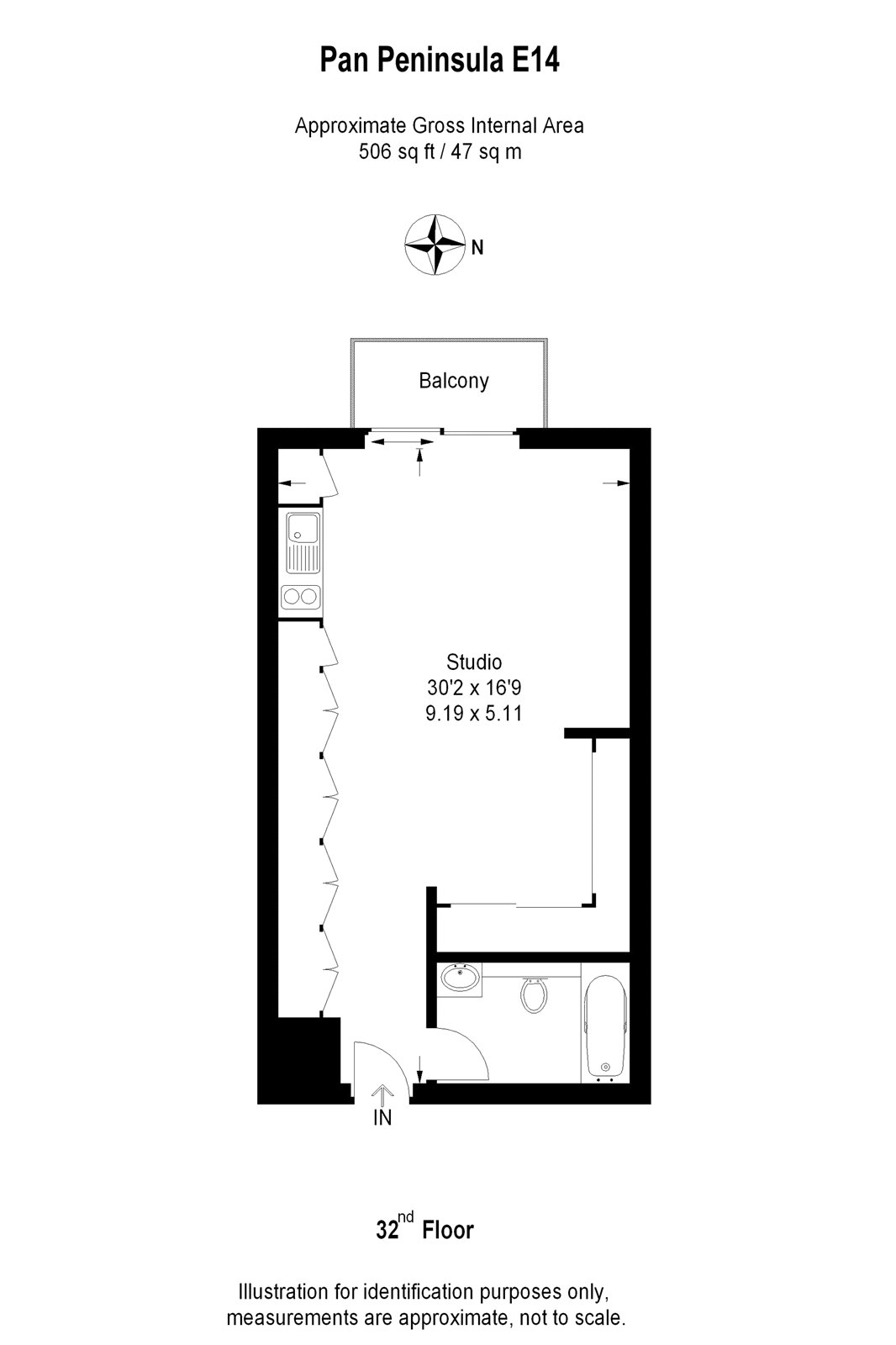 0 Bedrooms Studio to rent in Pan Peninsula Square, London E14