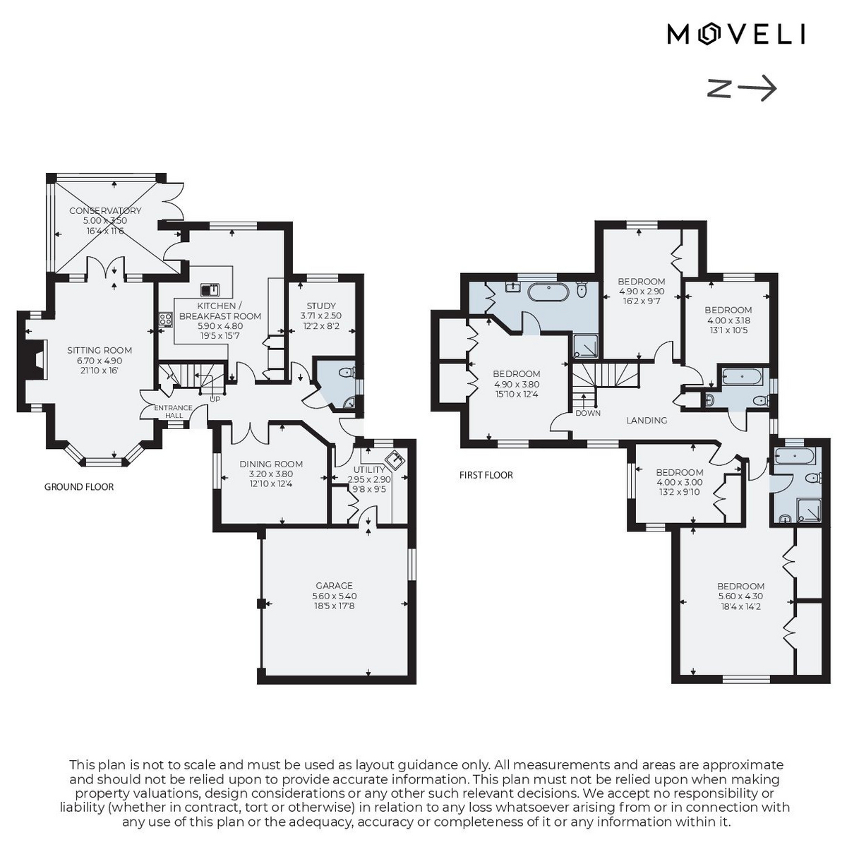 4, Oakwood Rise, Caterham floorplan