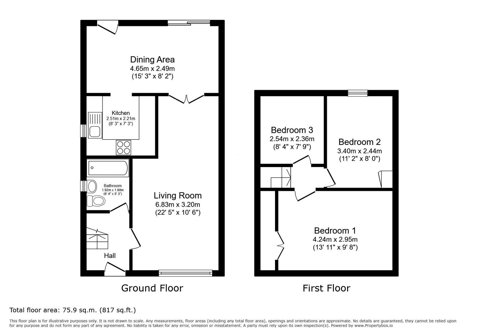 27, Oakwood Avenue, Cardiff floorplan