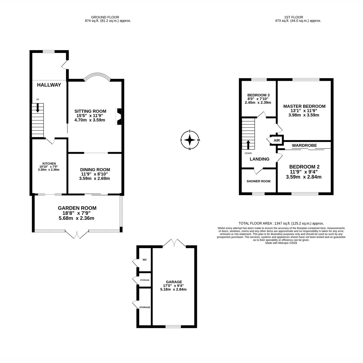 12, Welsh Road West, Southam floorplan