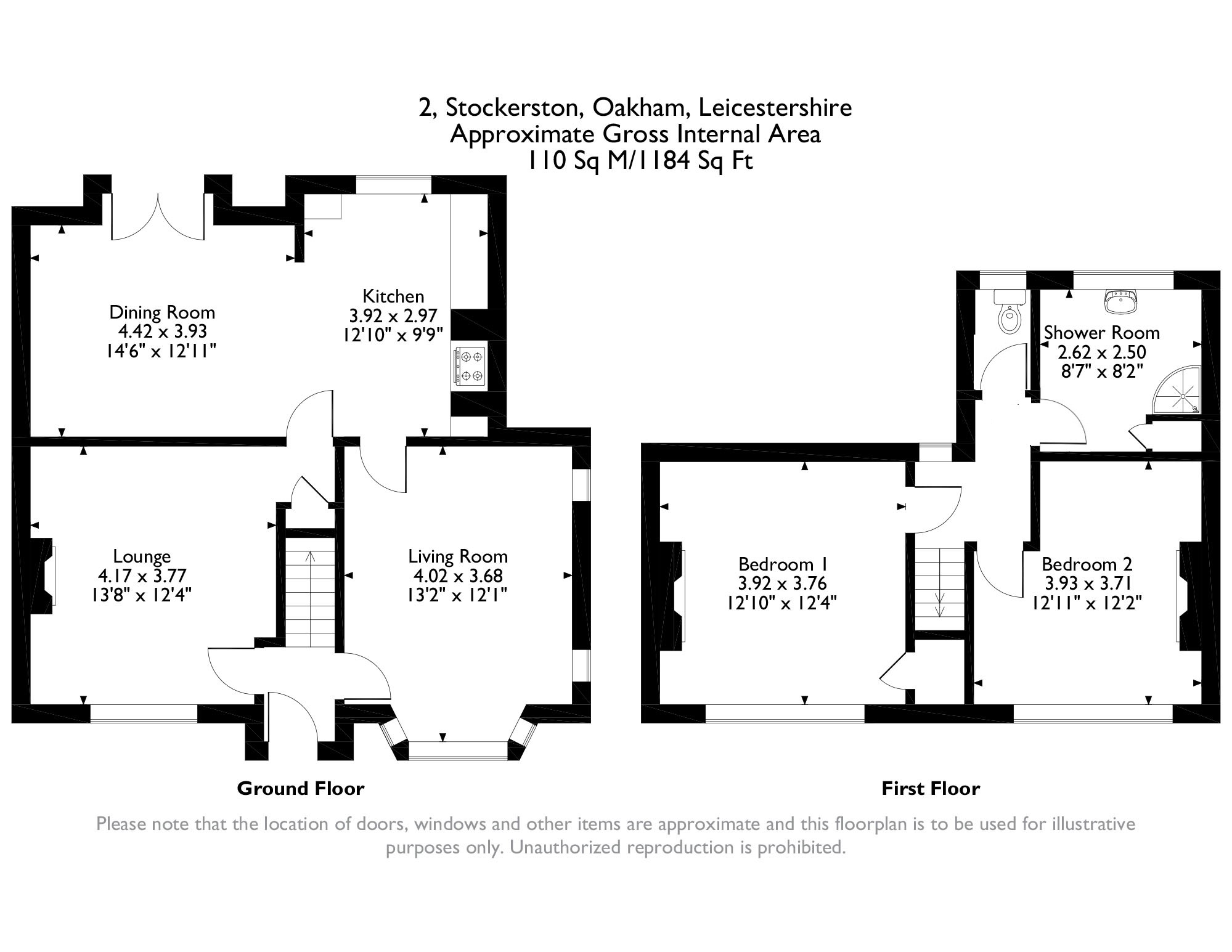 2, Medbourne Rd, Oakham floorplan