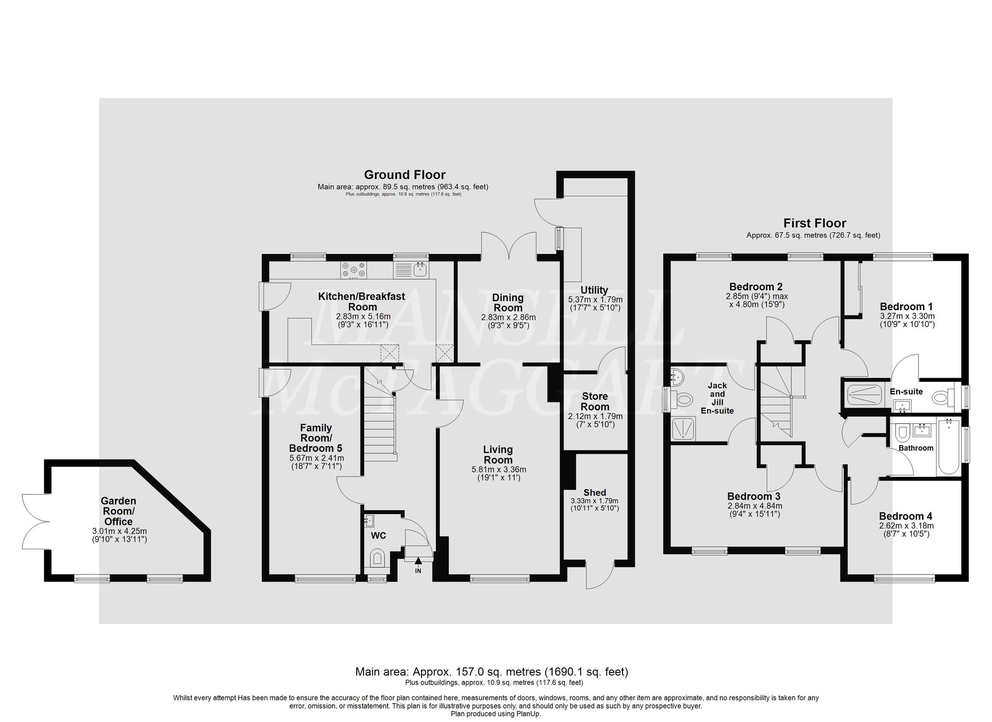 3 Quebec Close, Horley floorplan