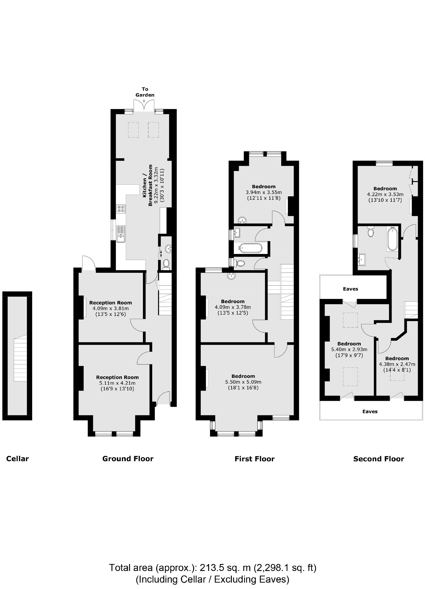 114, Gleneagle Road, London floorplan