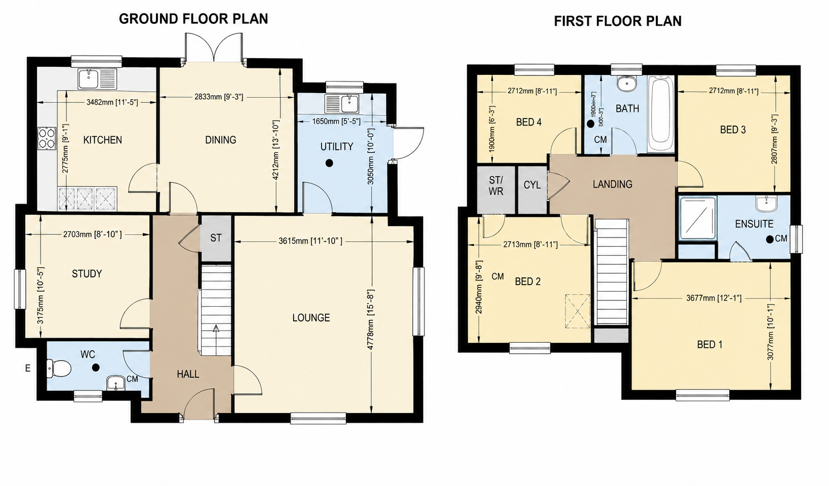 14, Lodge View Crescent, Burscough floorplan