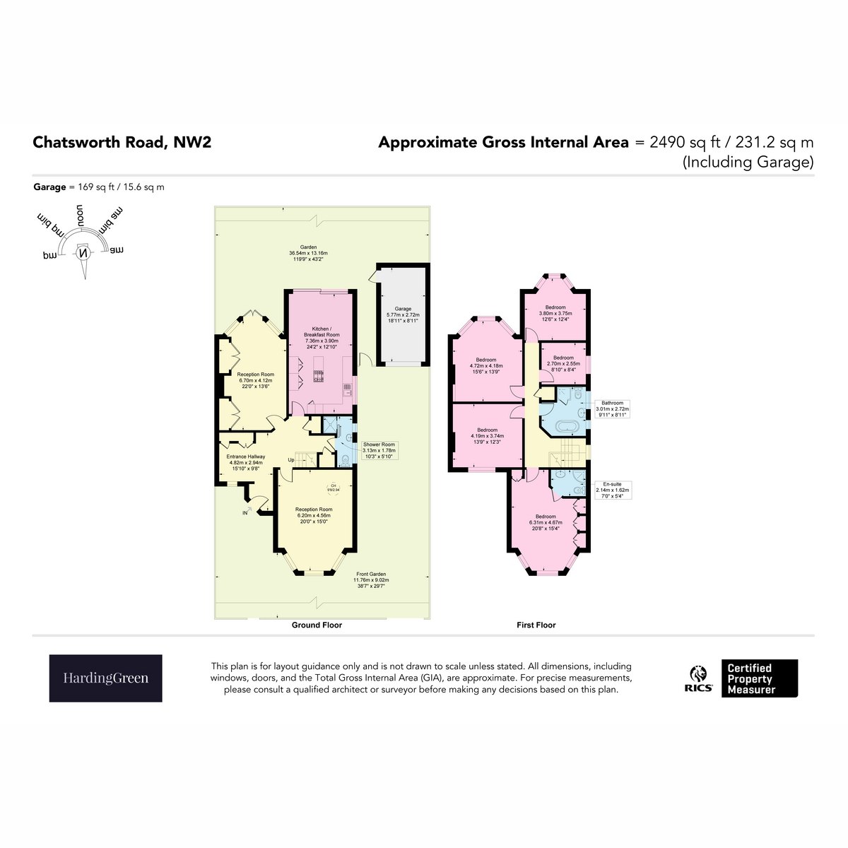 56, Chatsworth Road, London floorplan