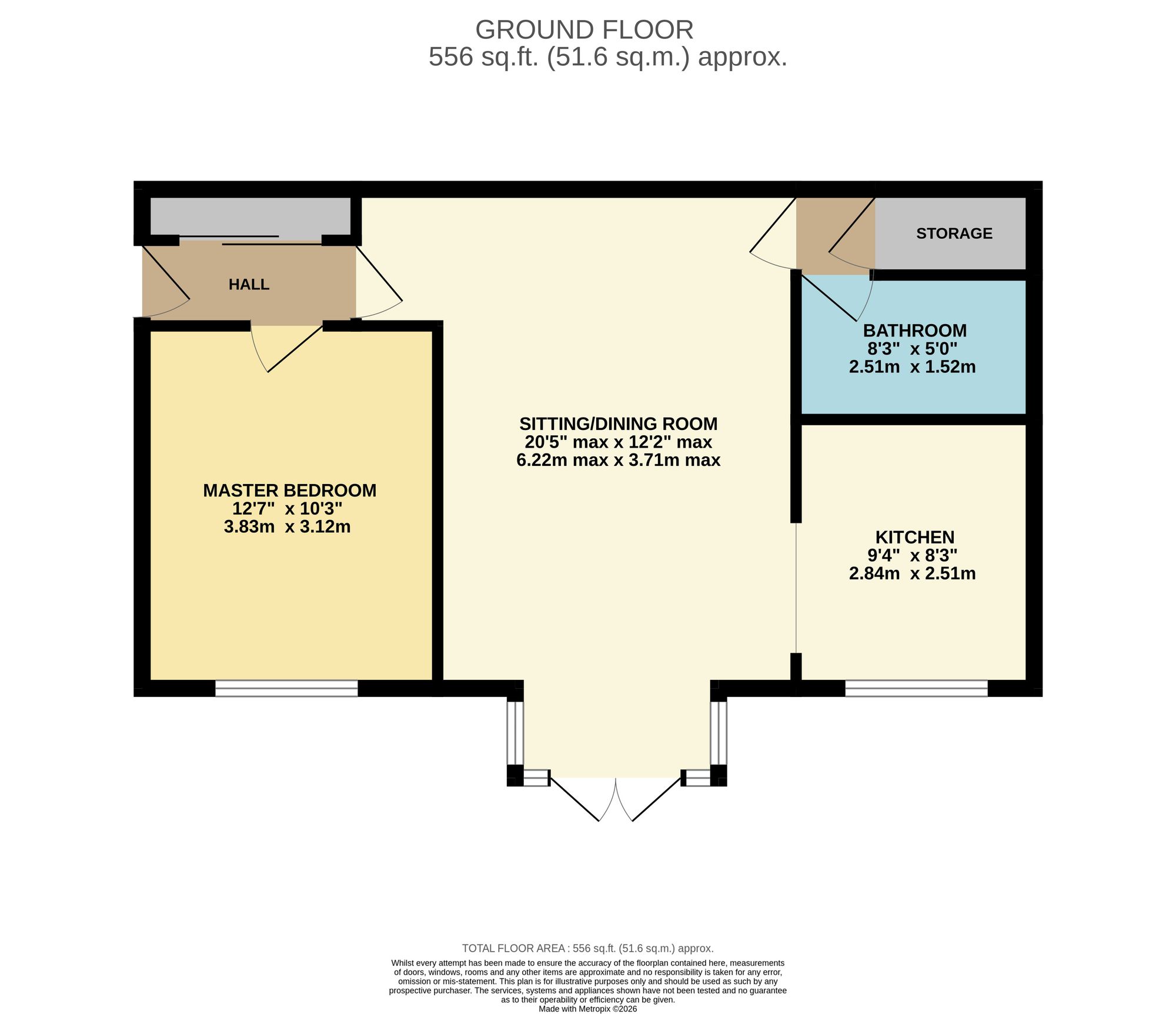 Flat 45, Brentwood Court Lowther Road, Manchester floorplan