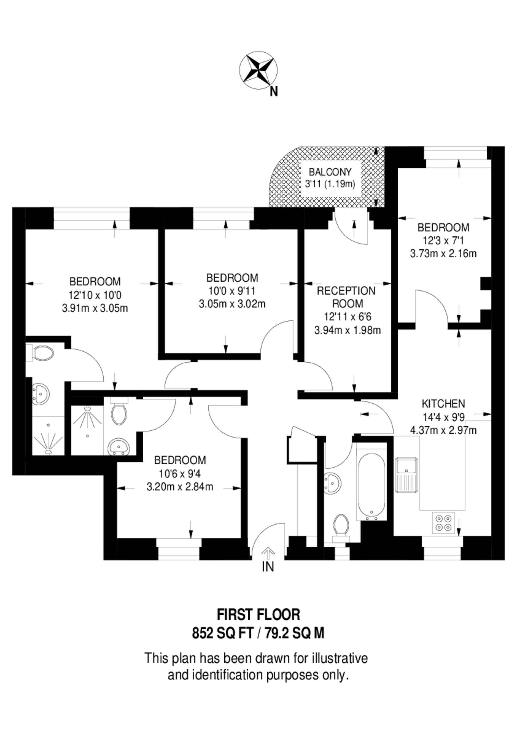 Hadfield House, Ellen Street, Aldgate floorplan