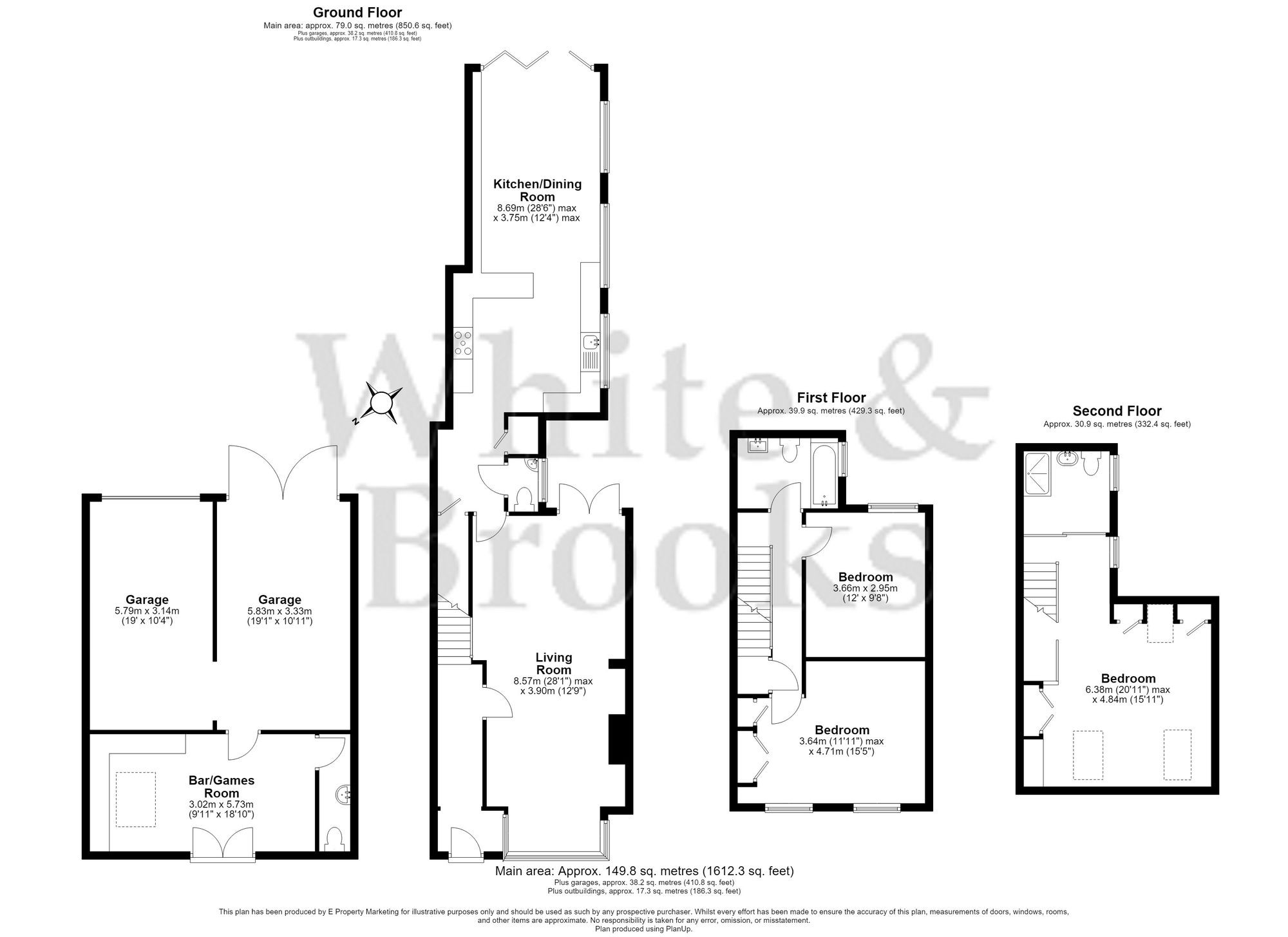 61 Stockbridge Road, Chichester floorplan