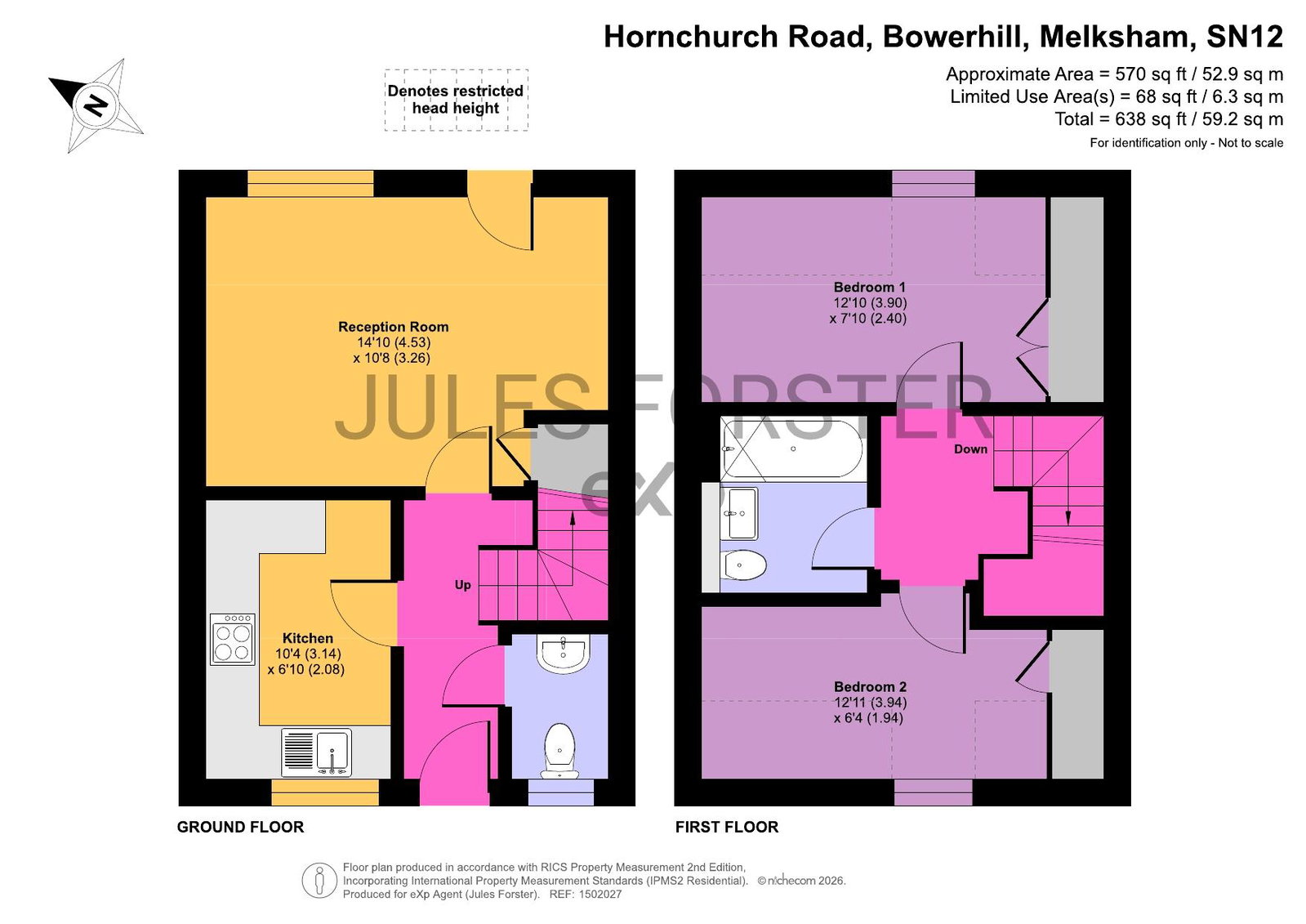 15, Hornchurch Road, Melksham floorplan