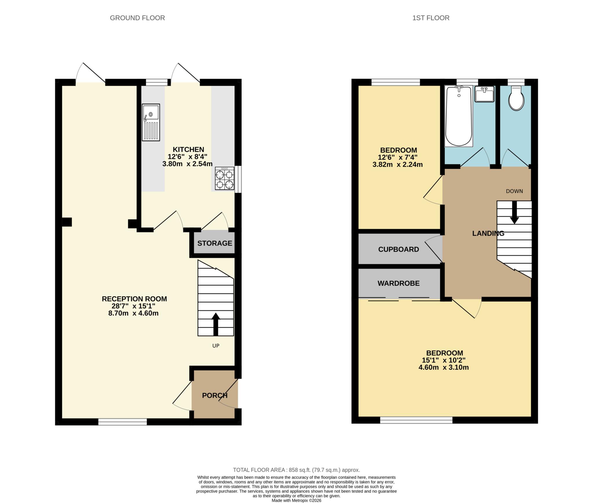 6, Nelson Road, New Malden floorplan