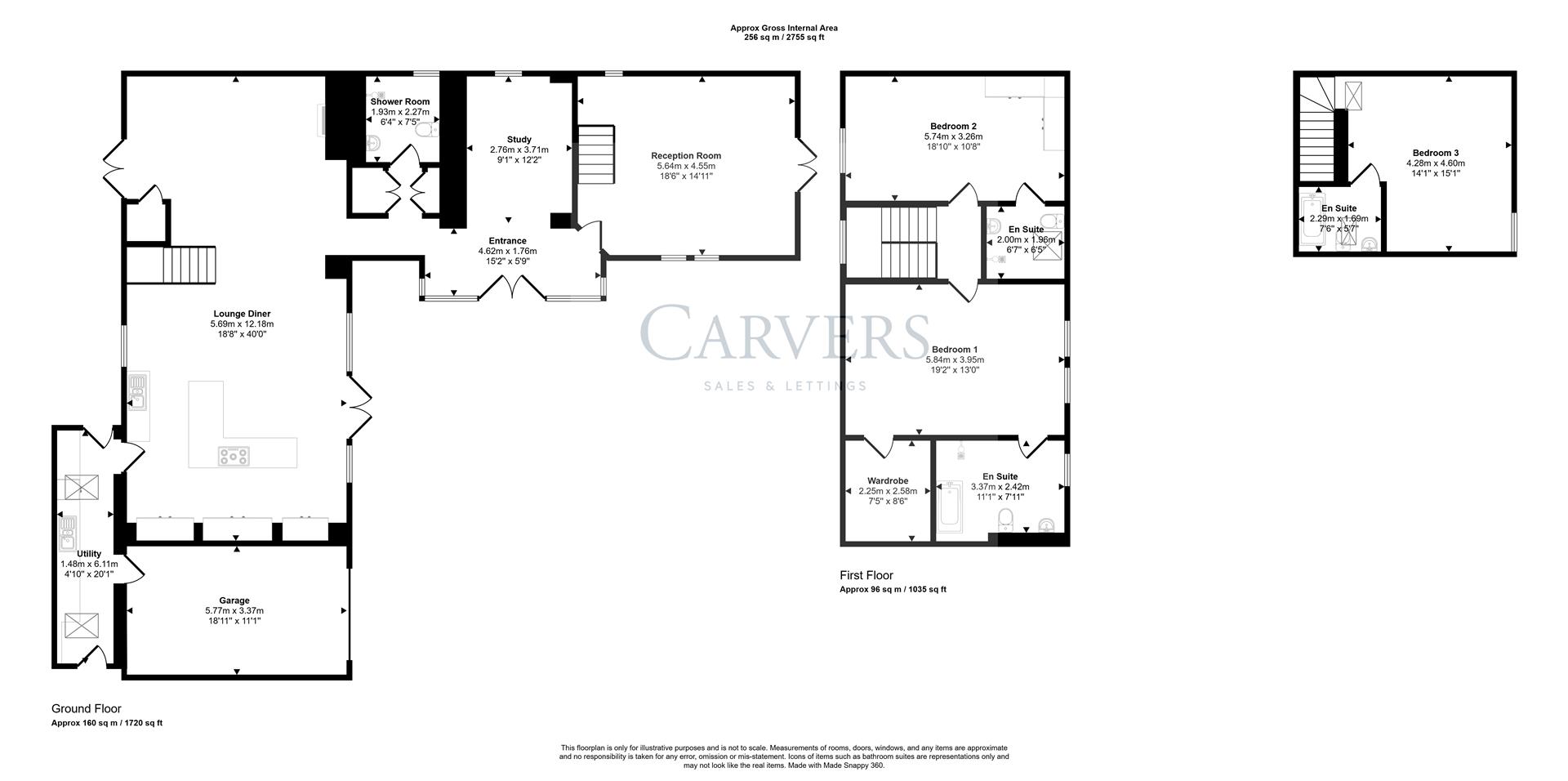The Coach House, 50, Quaker Lane, Richmond floorplan