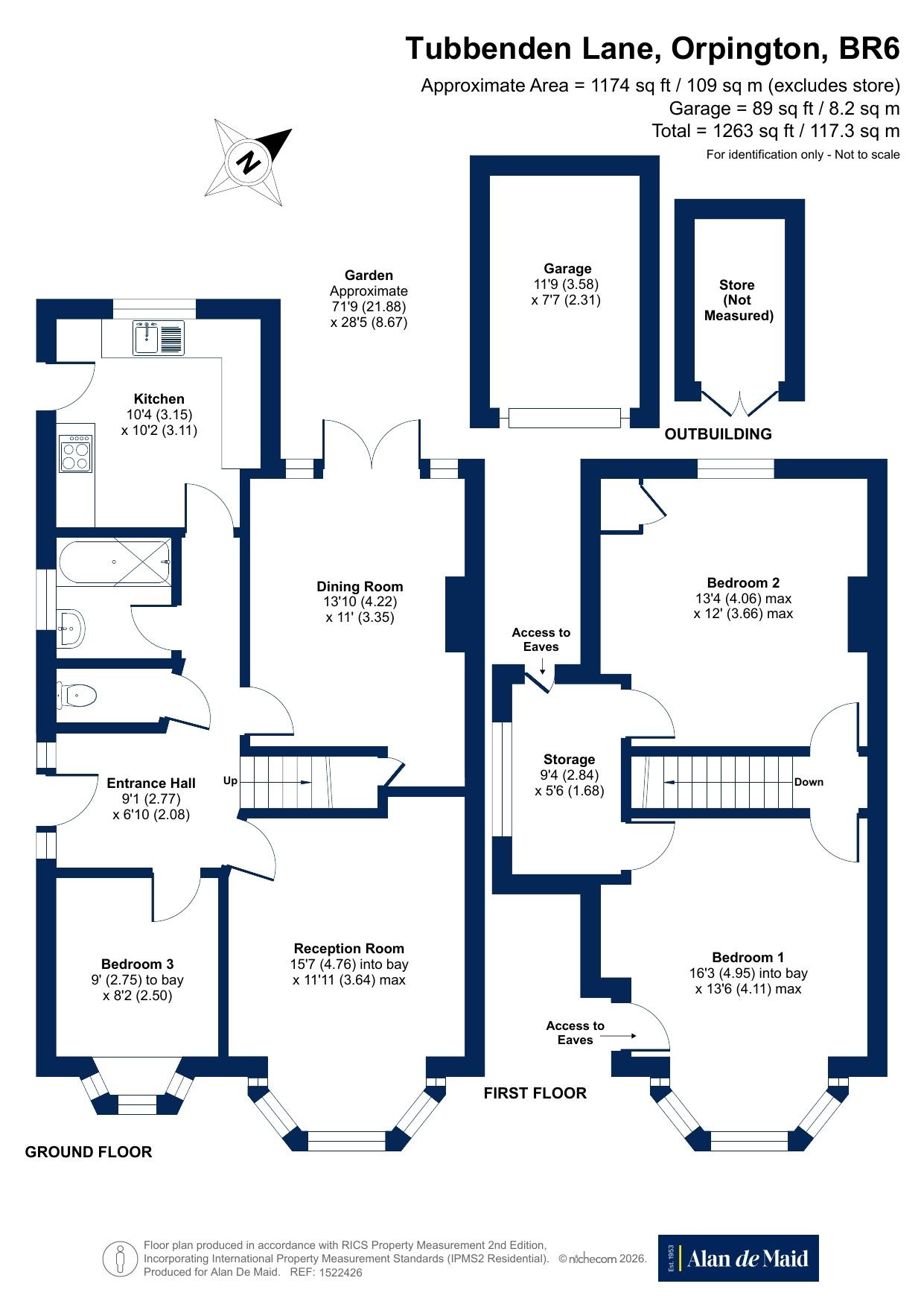 114, Tubbenden Lane, Kent floorplan