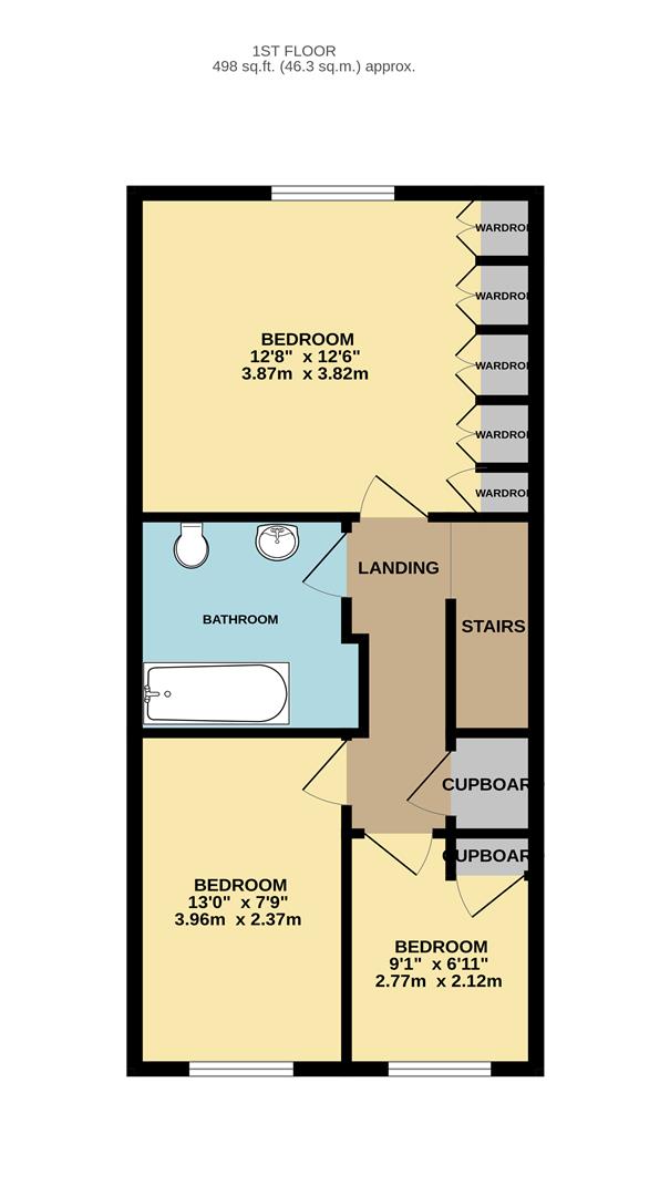 2, Starbuck Street, Caerphilly floorplan