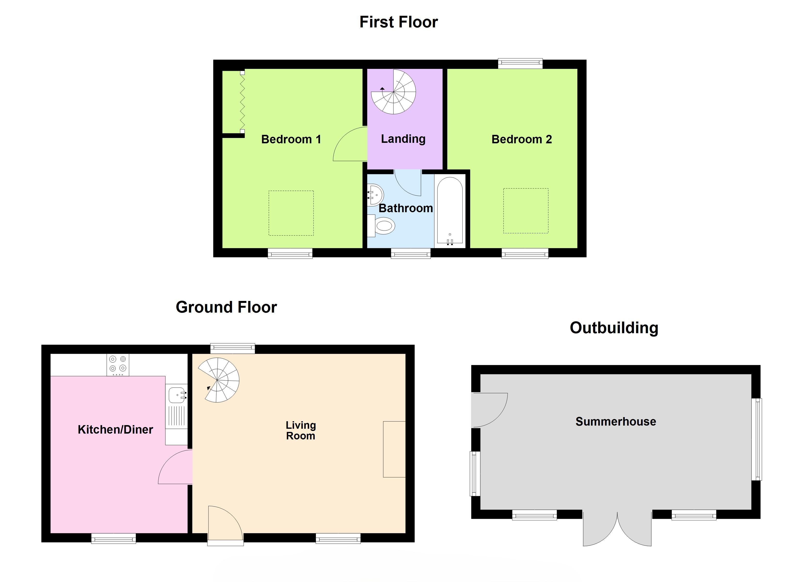 4 Bryn Vale Cottages,, Llanmill, Pembrokeshire floorplan
