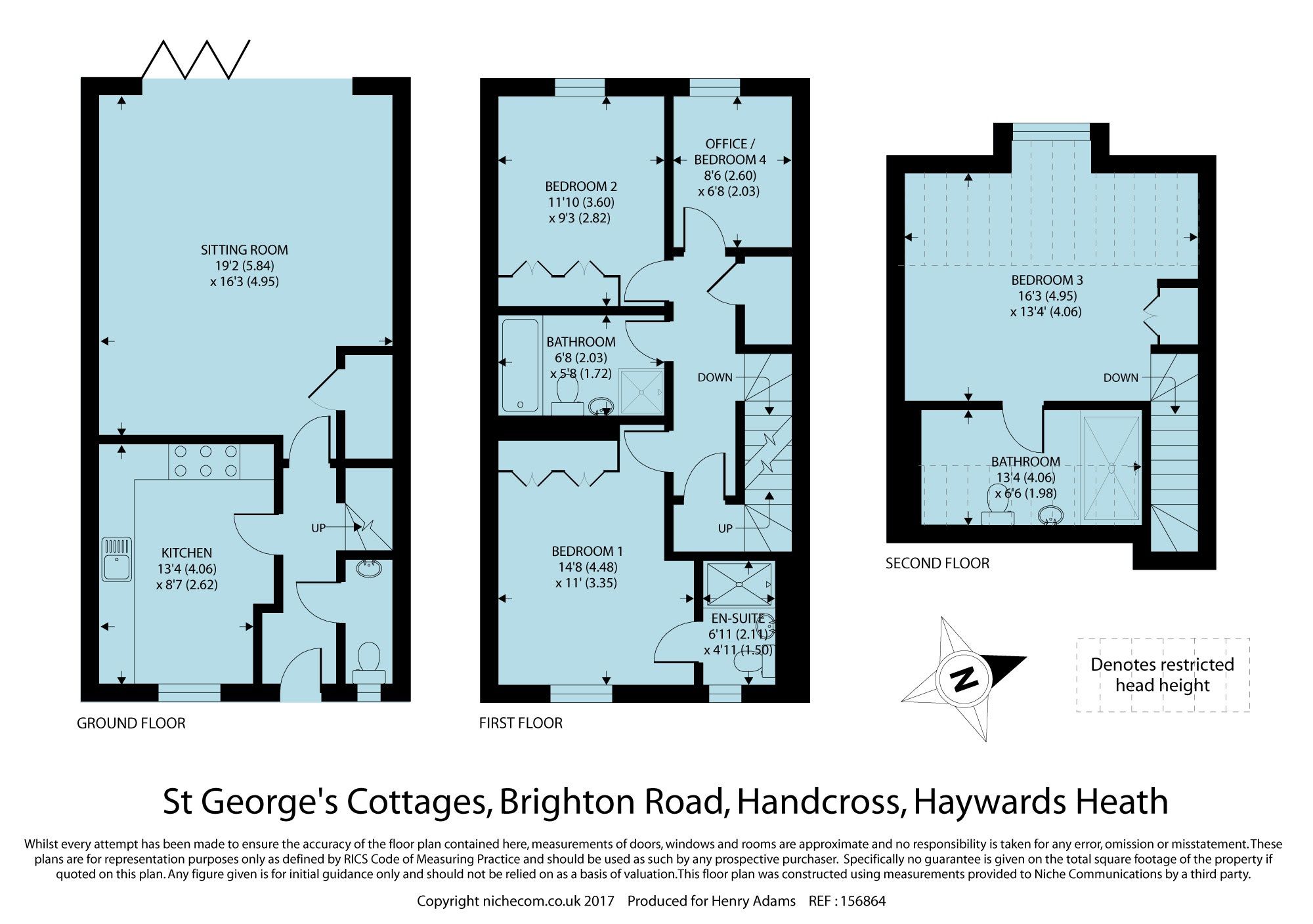 4 St. Georges Cottages Brighton Road, Haywards Heath floorplan