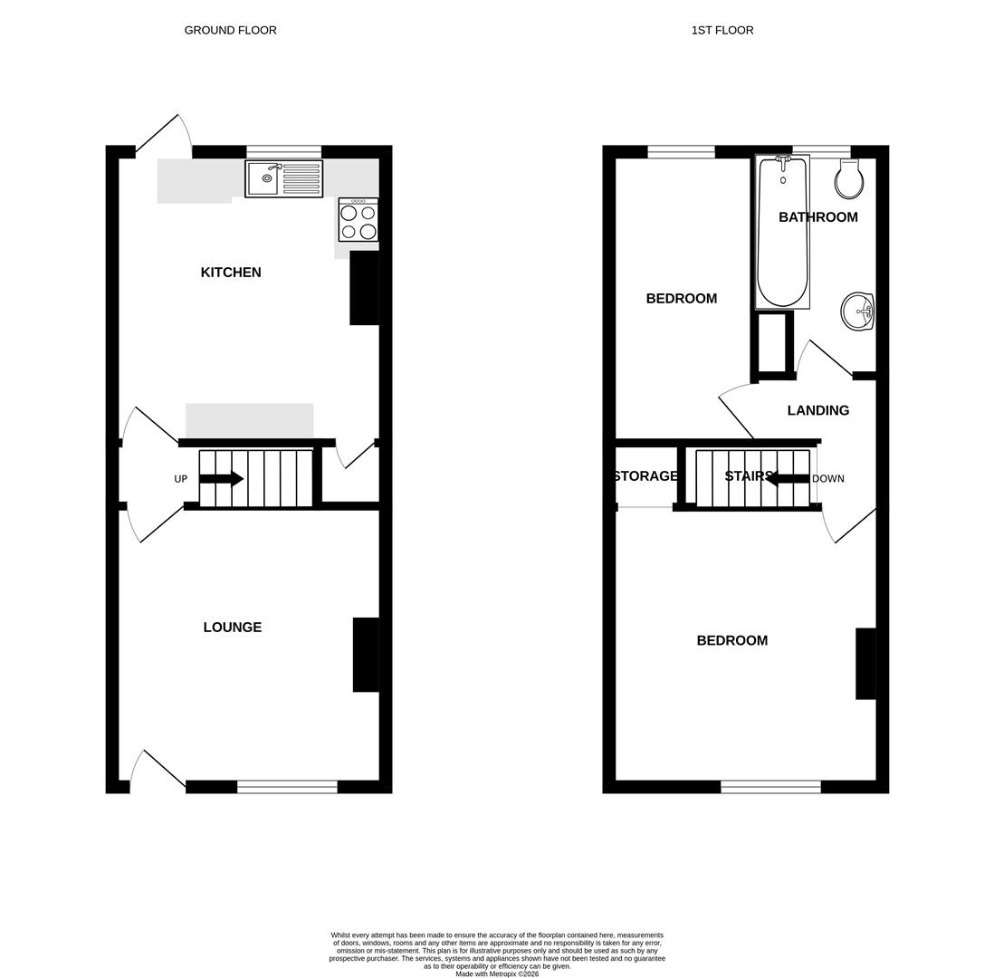 26, Close Street, Pontefract floorplan