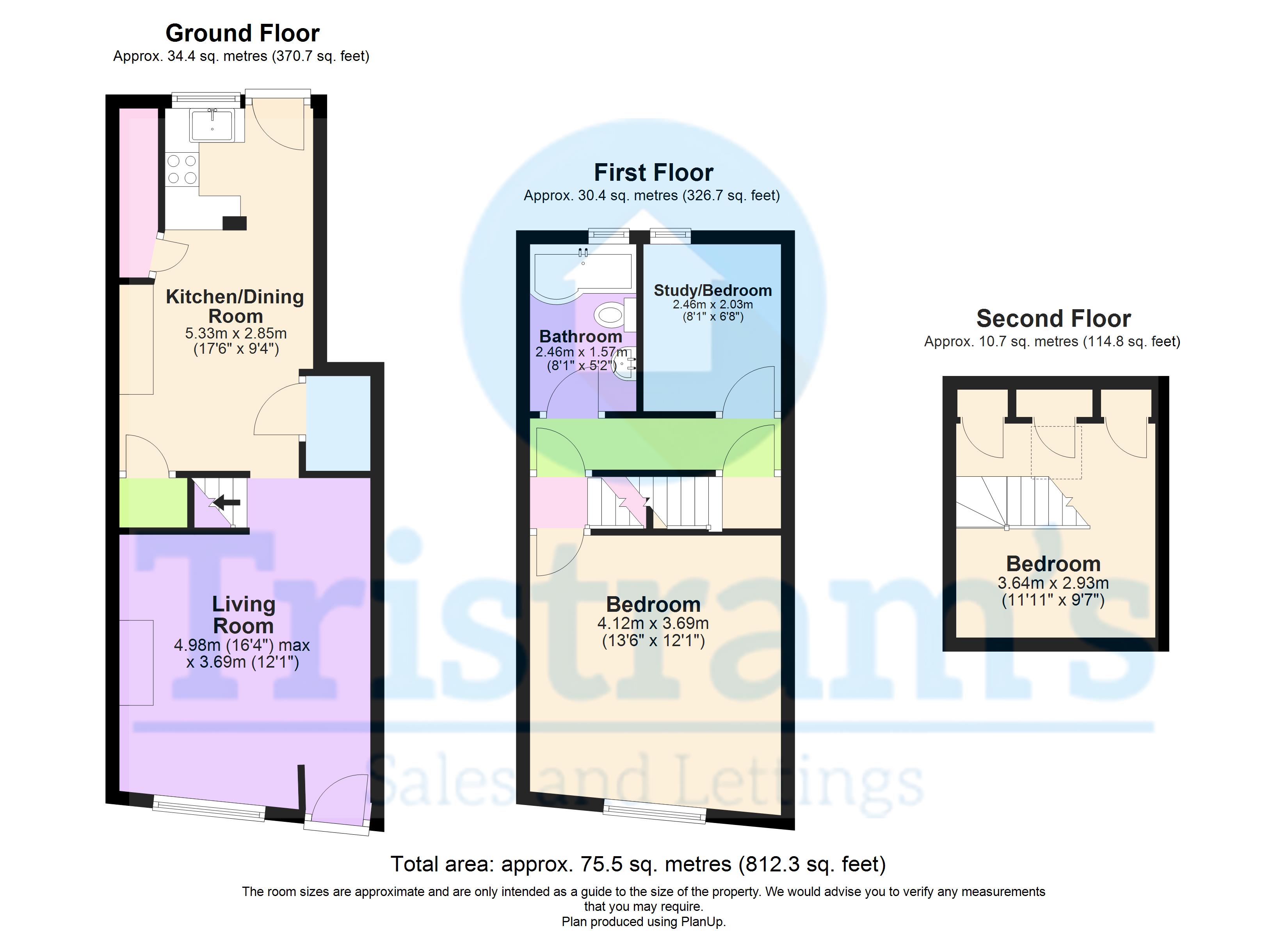 1, Ogden Square, Grantham, JP LETTINGS floorplan
