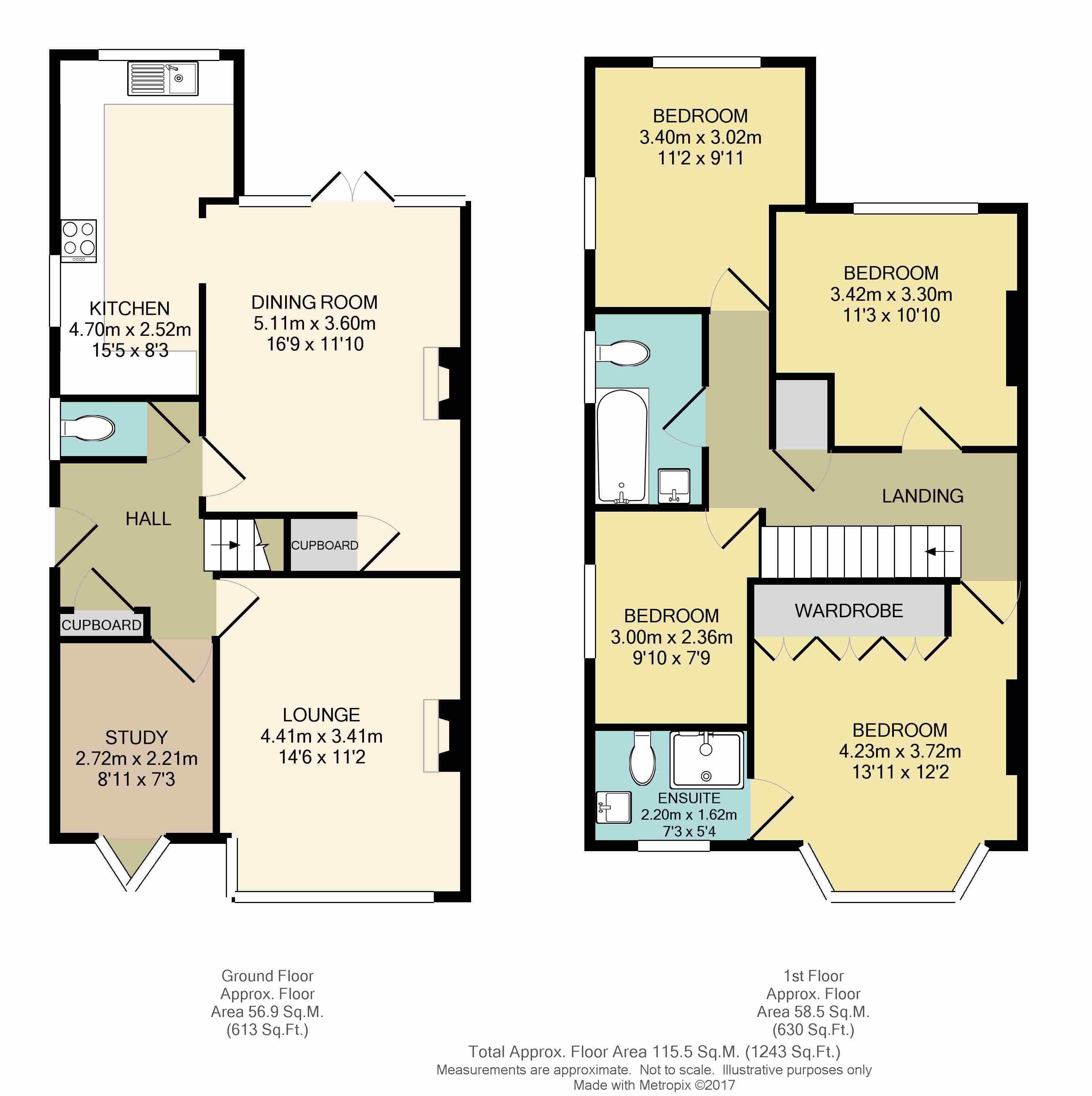 4 Bedrooms Semi-detached house to rent in Stoneleigh Park Road, Stoneleigh KT17