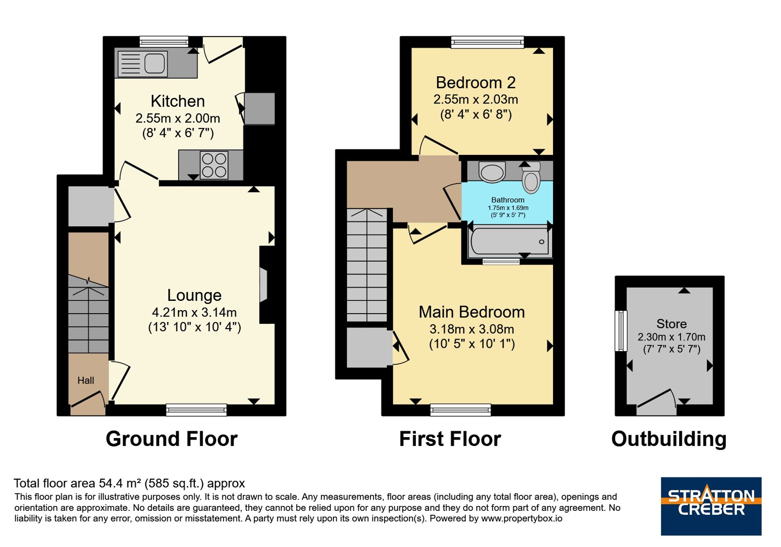 35, East End, Cornwall floorplan