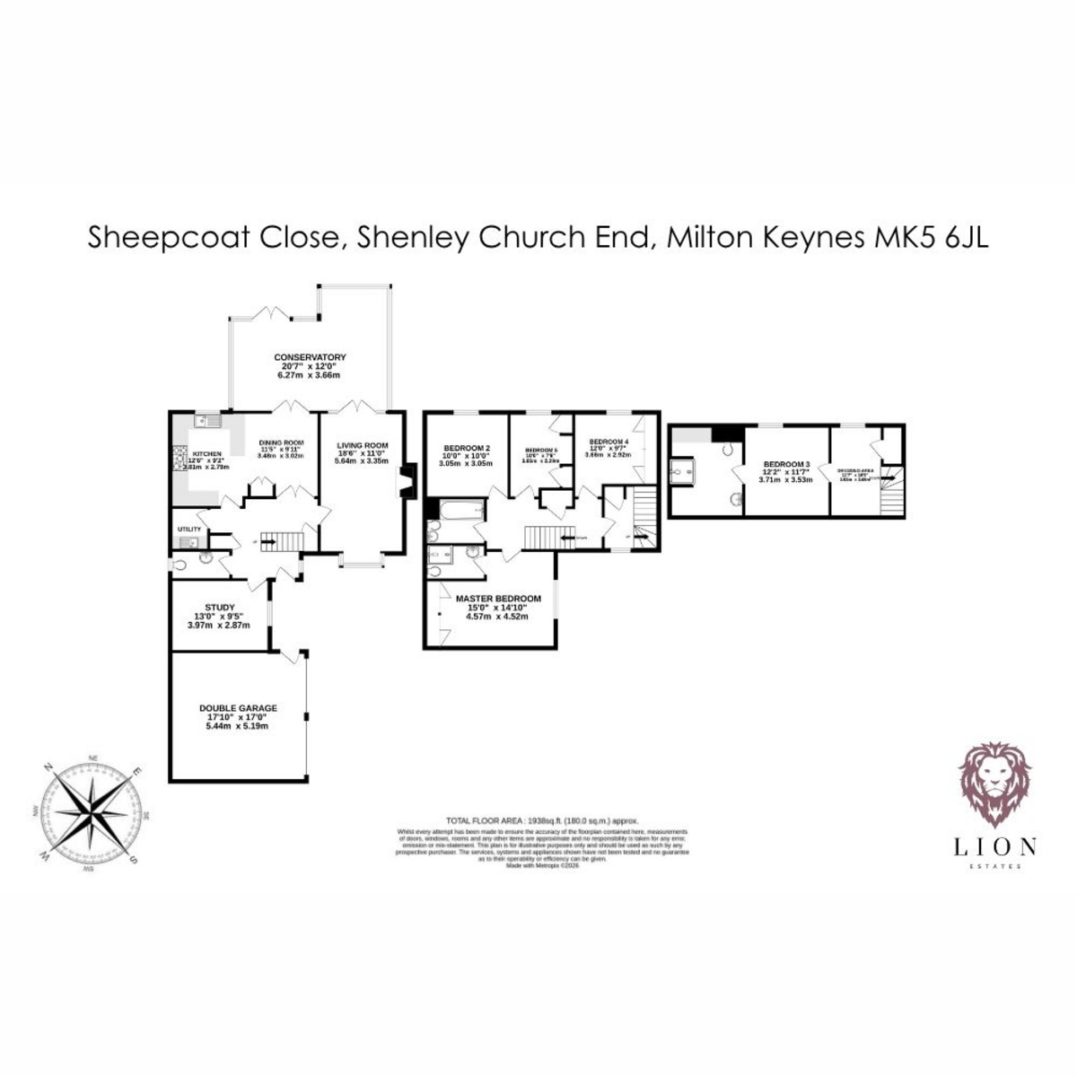 5, Sheepcoat Close, Milton Keynes floorplan