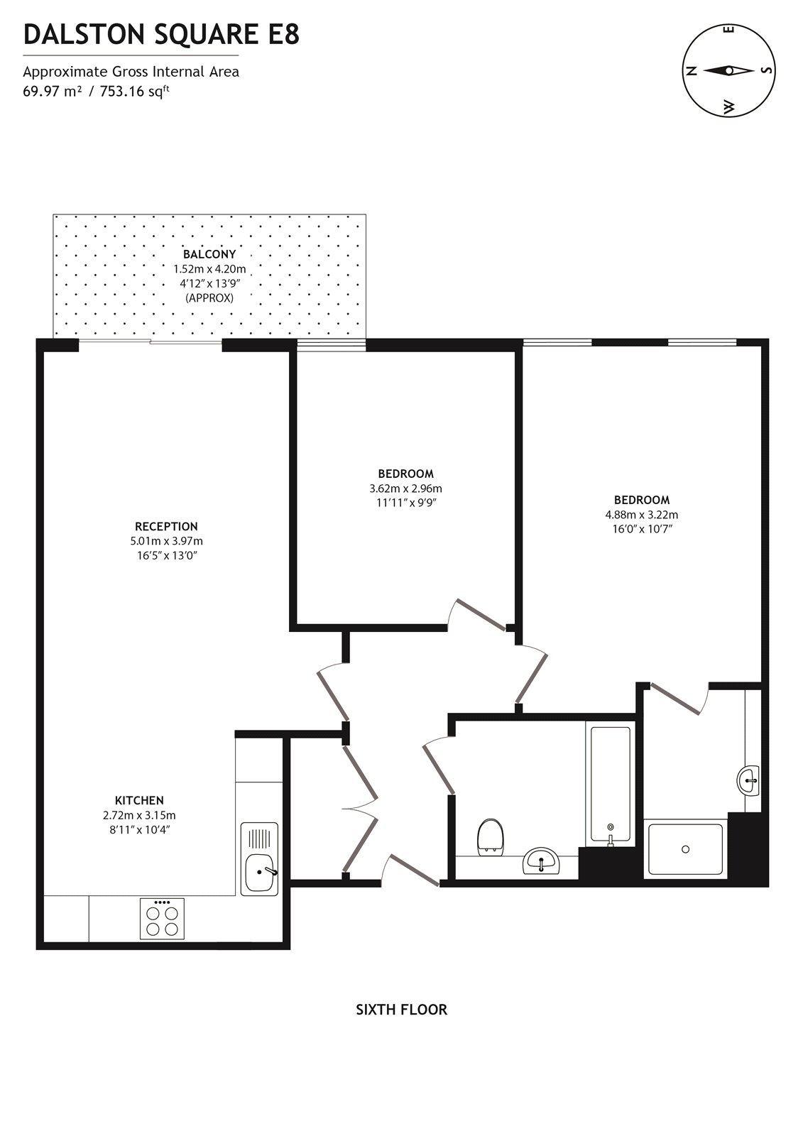 Raddon Tower, London floorplan