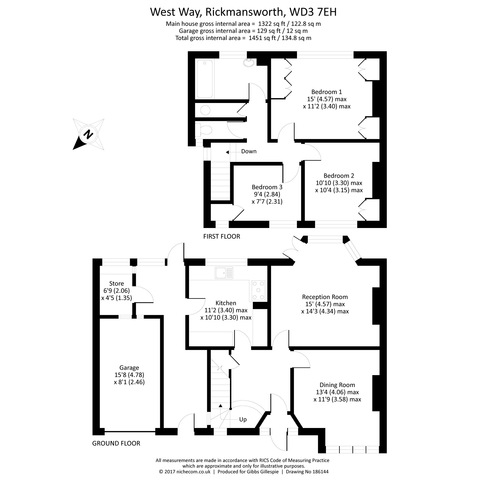 3 Bedrooms Semi-detached house for sale in West Way, Rickmansworth, Hertfordshire WD3