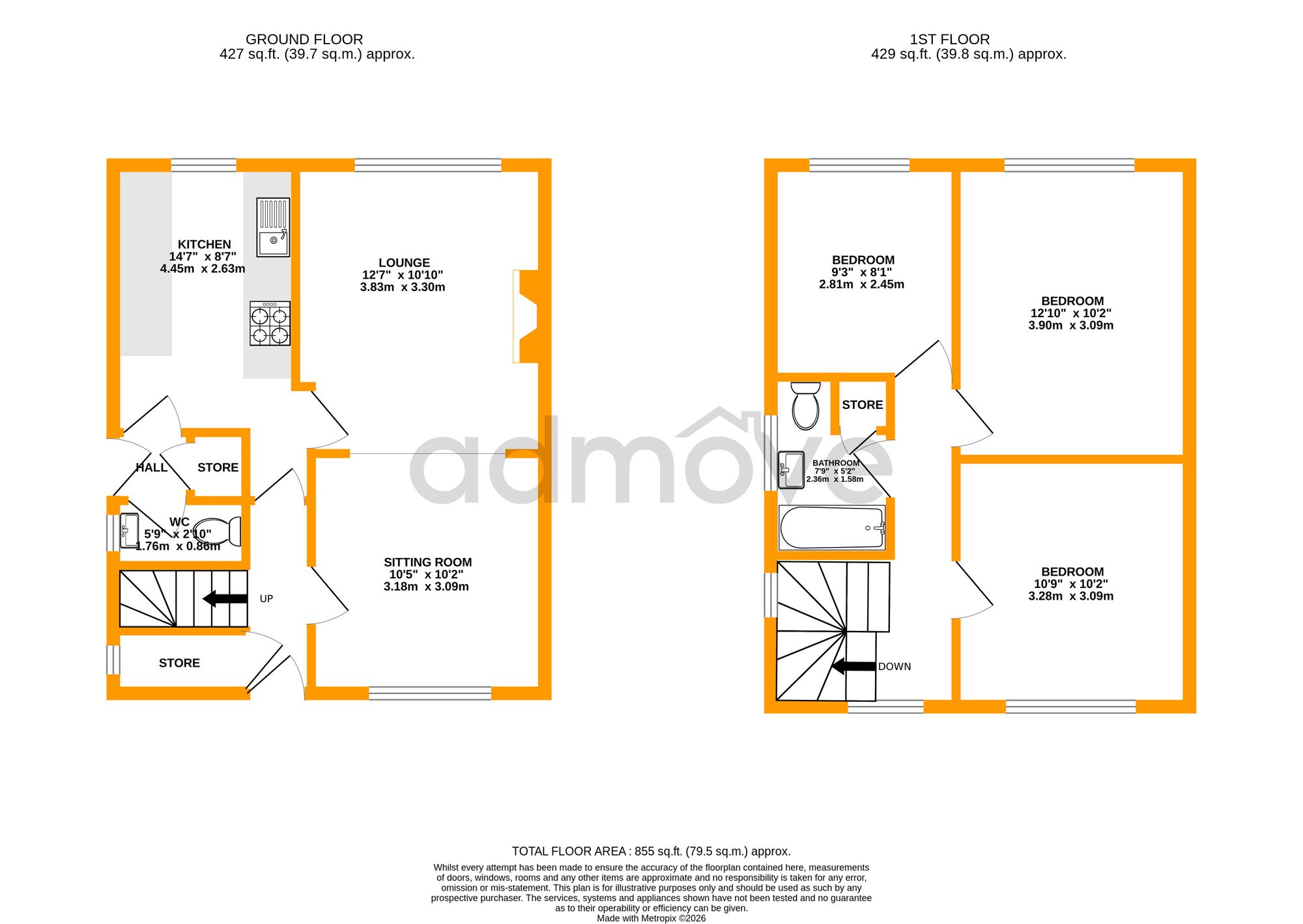 8 Hopefield Road, Lymm floorplan