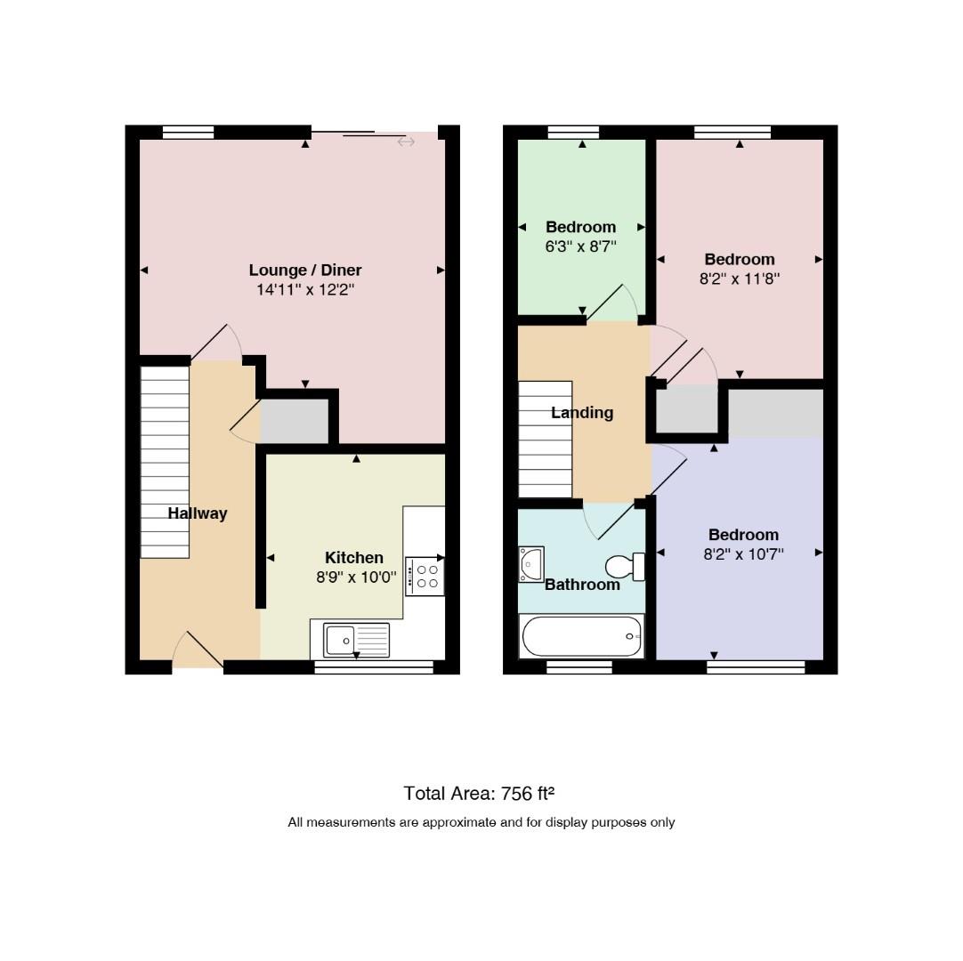 34, Almond Road, Leighton Buzzard floorplan