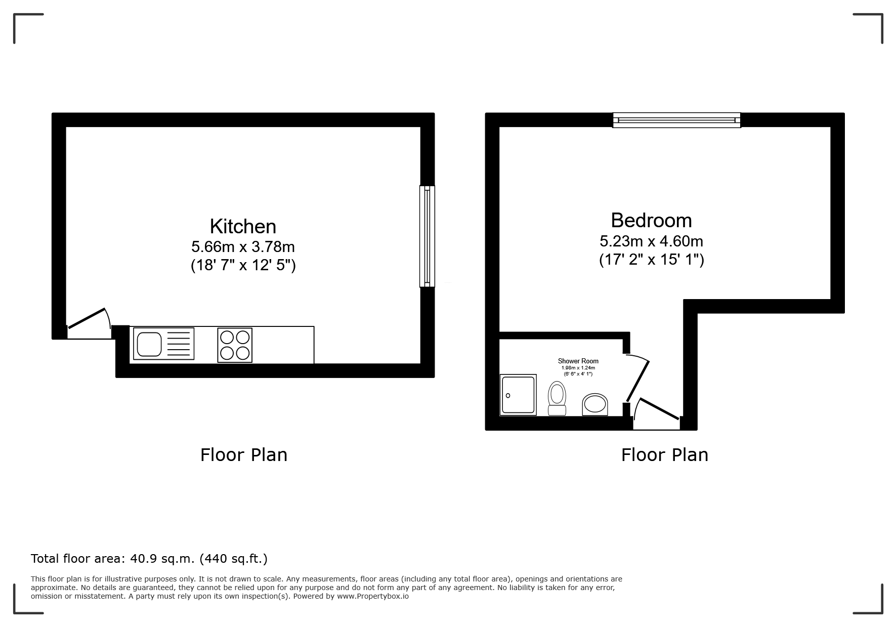 Room 2, Flat 6, 200 Crookes Valley Road, Sheffield floorplan