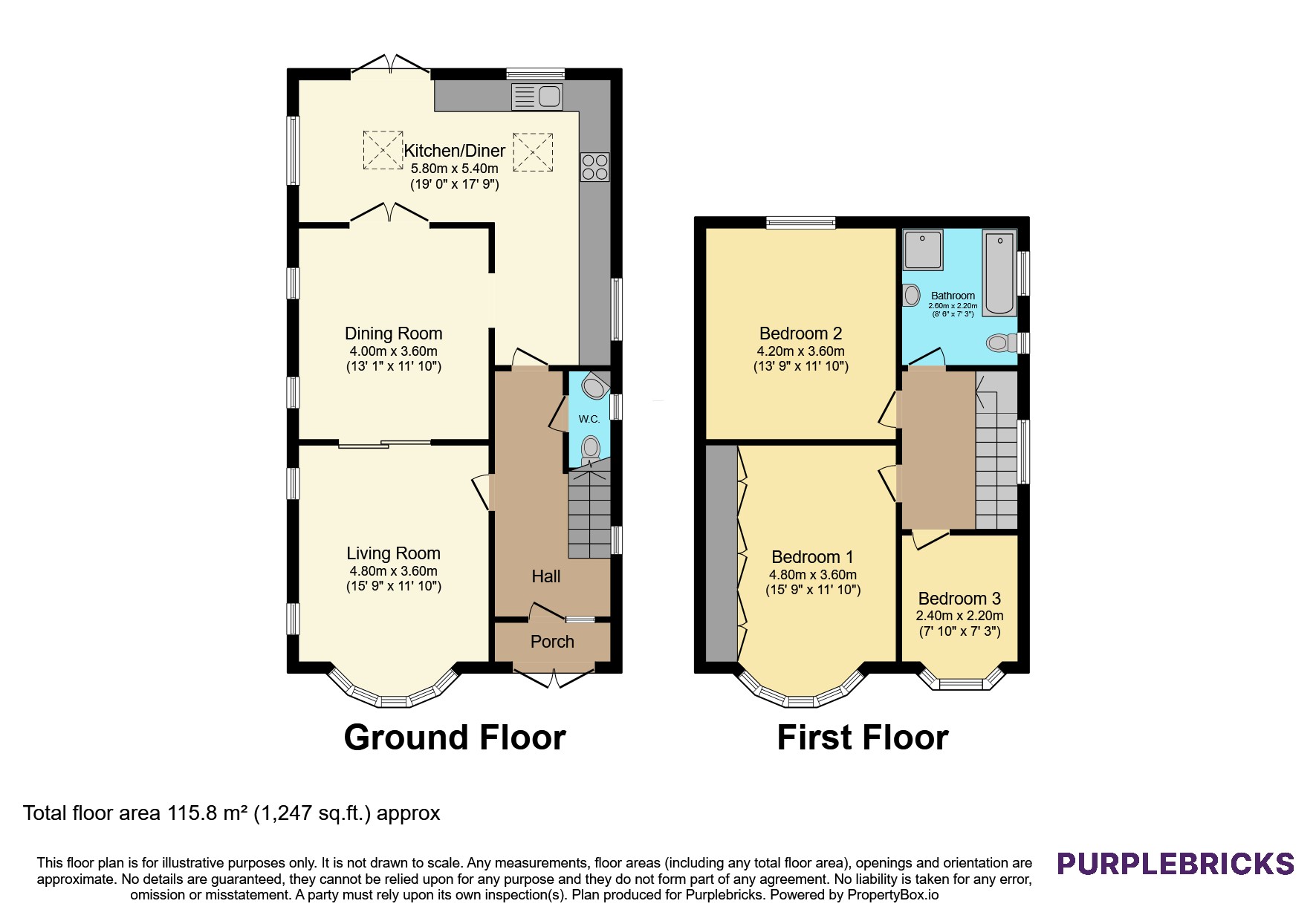 27, Beech Road, Sale floorplan