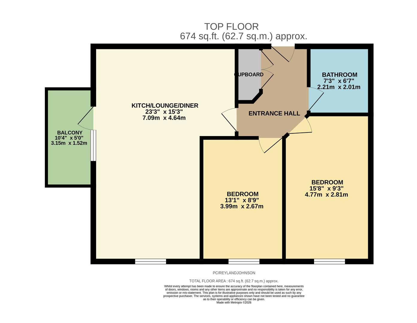 40, Plover Crescent, Old Harlow floorplan