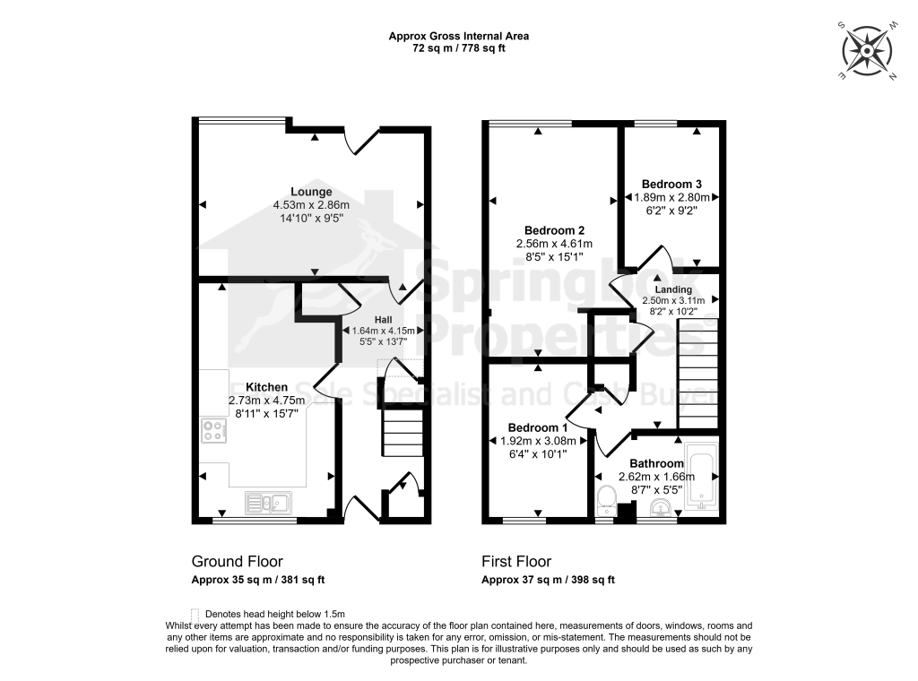 5, Rossefield Avenue, Leeds floorplan