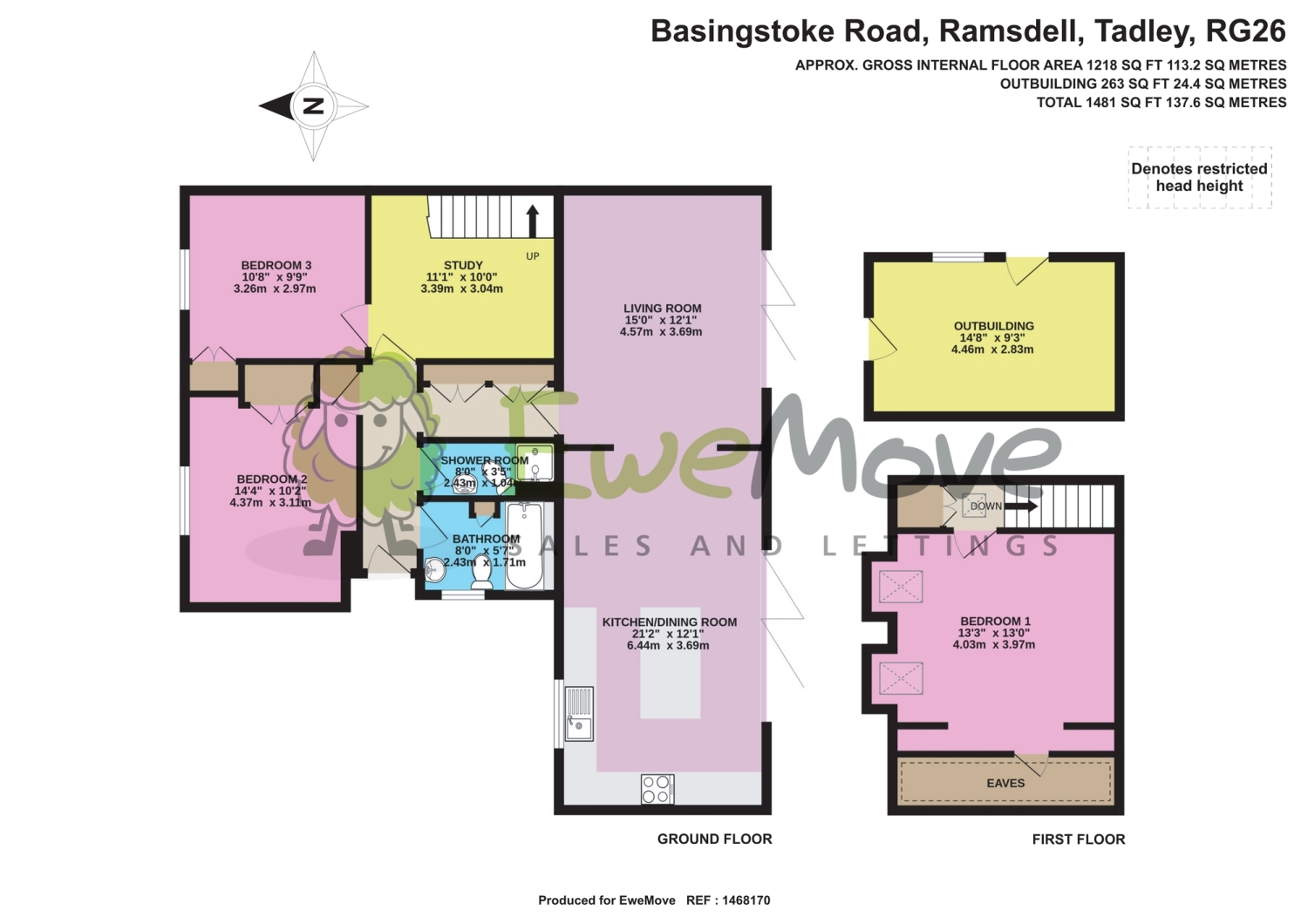 28, Basingstoke Road, Tadley floorplan