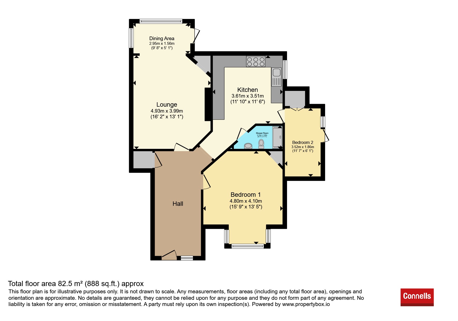 17, St. Albans Crescent, Bournemouth floorplan