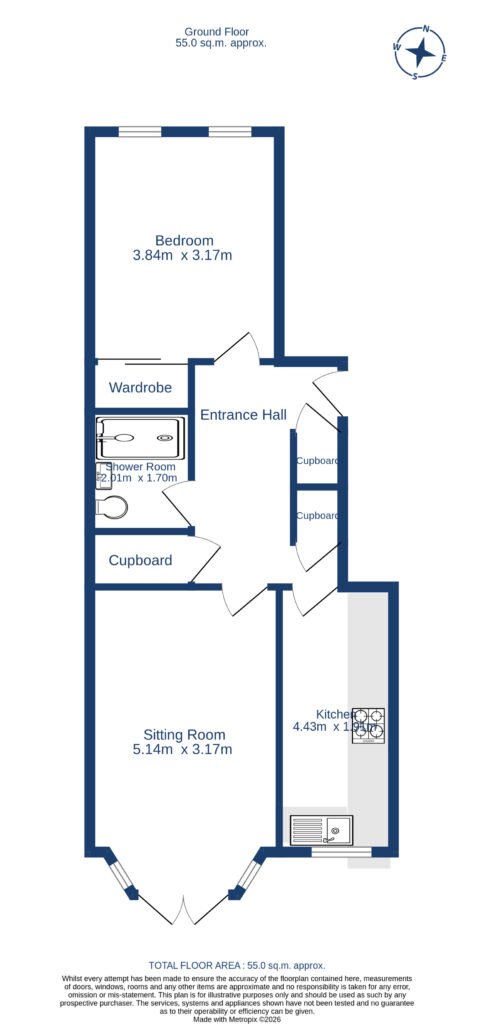 41/2, Orchard Brae Avenue, Edinburgh floorplan